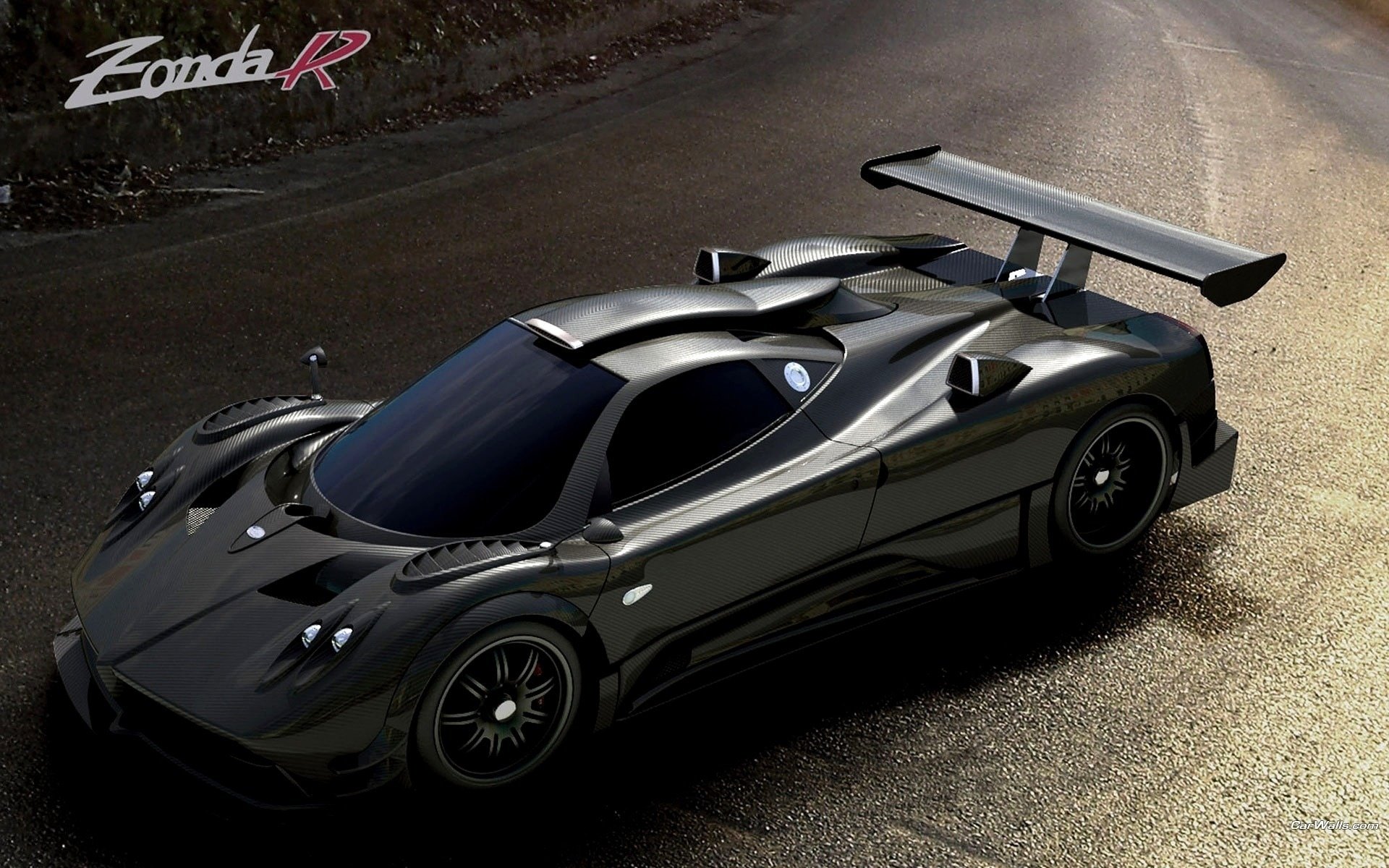 zonda-r coche deportivo carretera material coche coche gris noche tuning coche deportivo vehículos vehículos