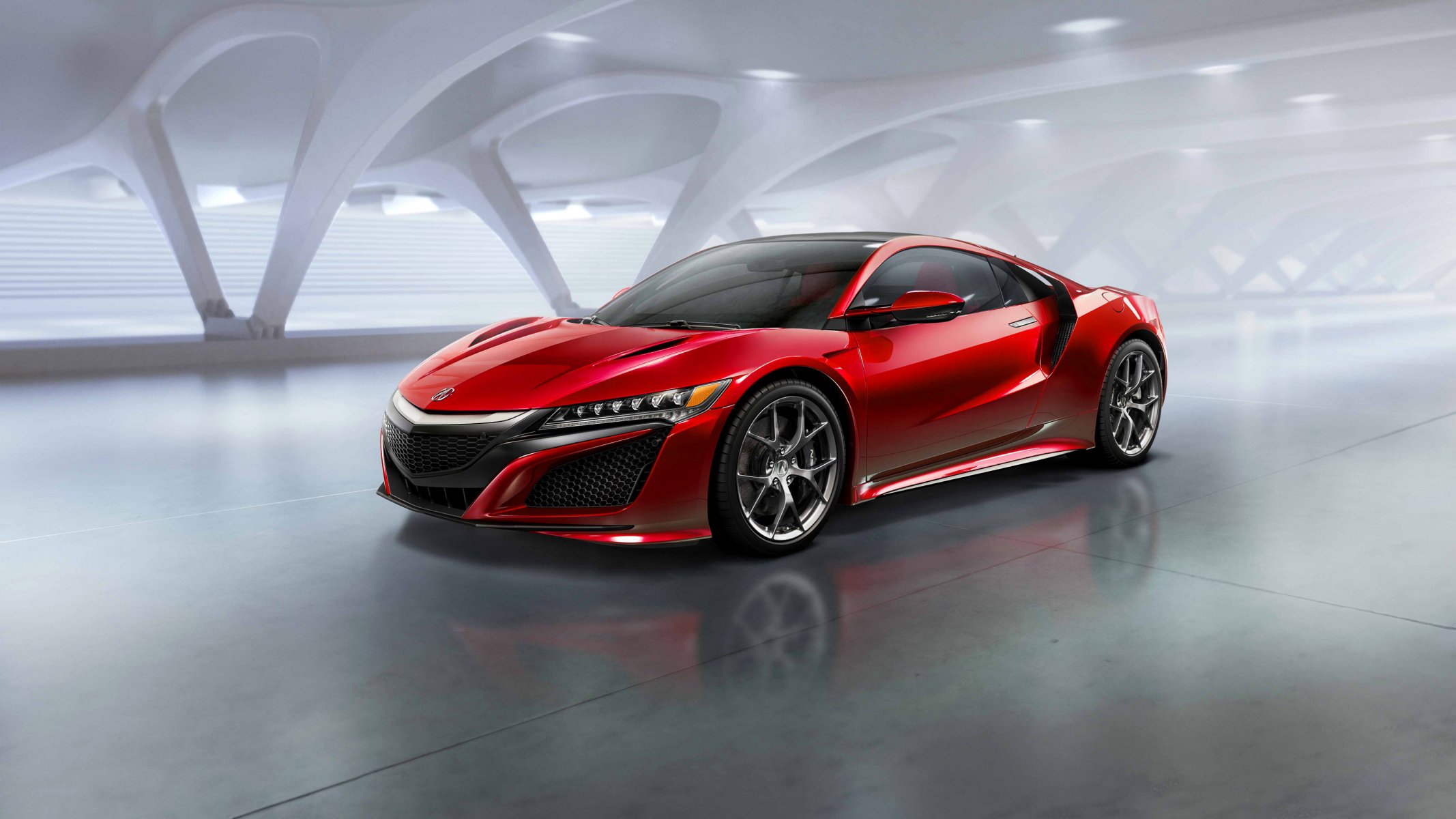 acura 2015 nsx czerwony metaliczny samochód zdjęcie