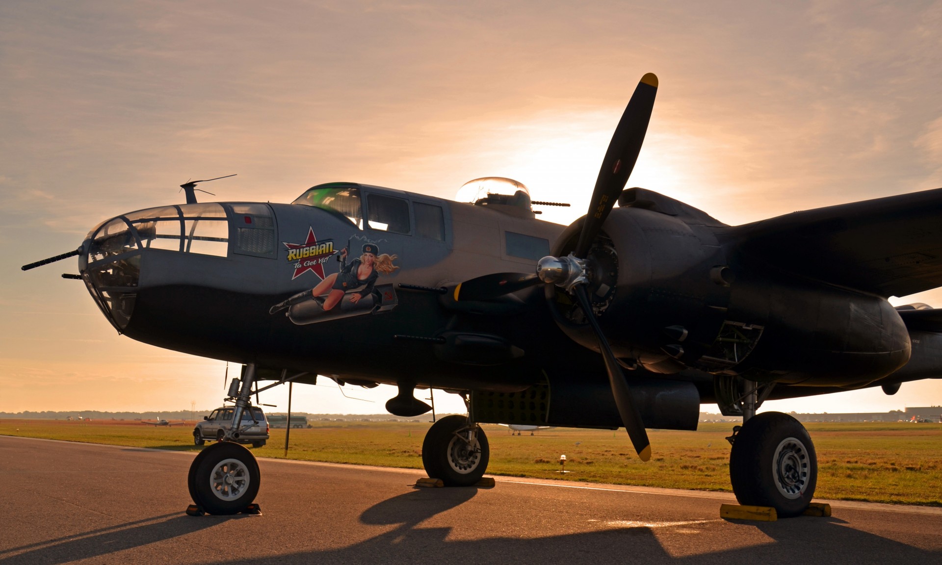 aereo club storico b-25 mitchell militare