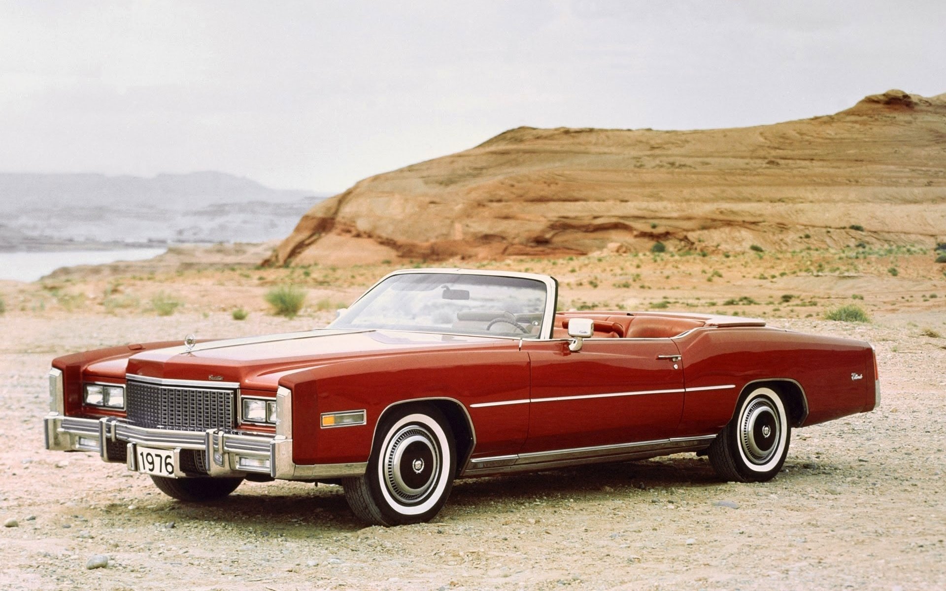 cadillac fleetwood el dorado convertibile 1976 cadillac anteriore sfondo