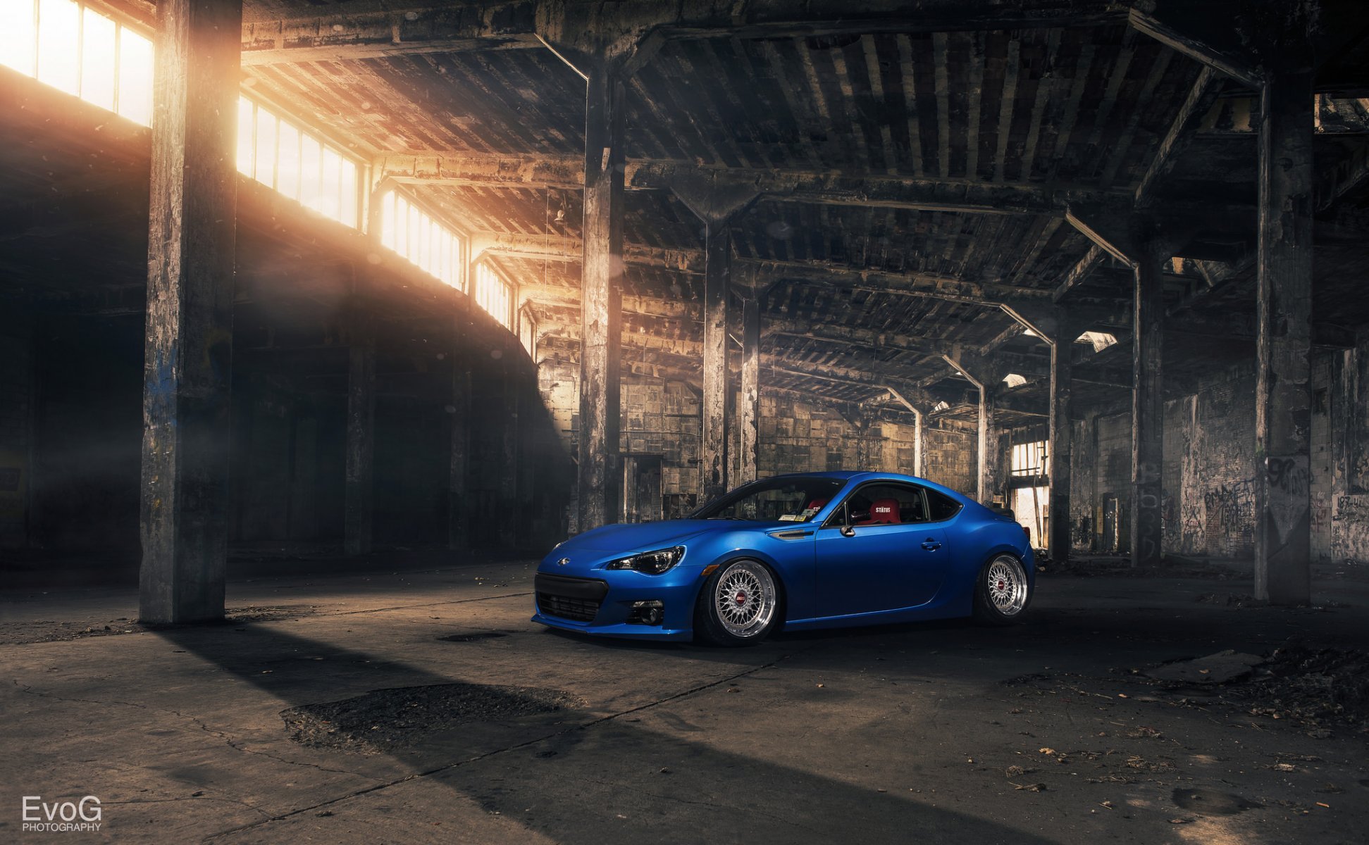 ubaru brz evoked photography blue