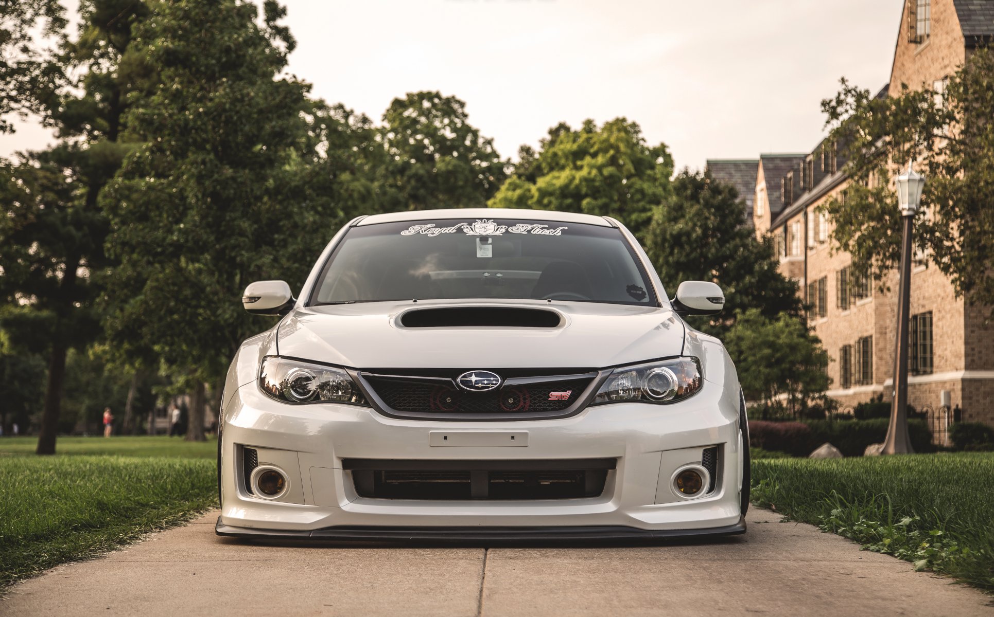 ubaru impreza wrx sti posición bellyscrapers bajo jdm rotiform