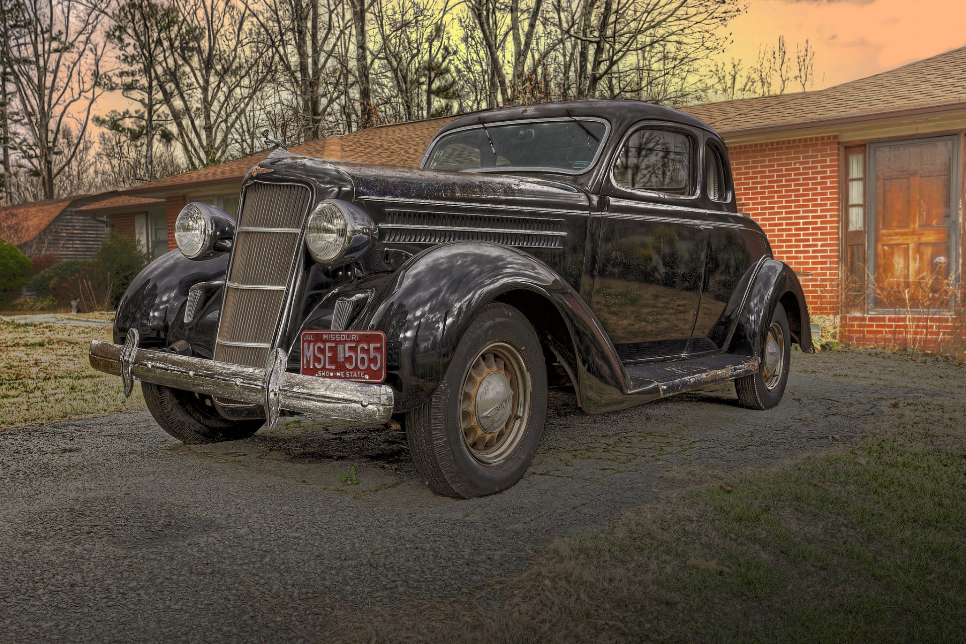 1935 dodge coupé classico retrò