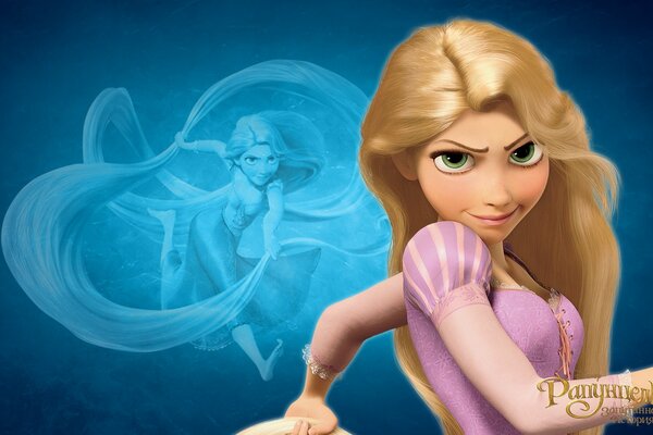 Desktop screensaver with Rapunzel