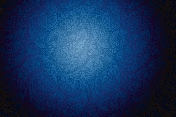 Blue background with patterns and gradient