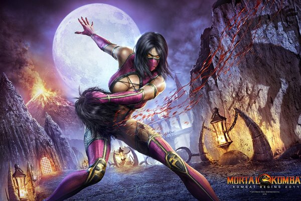 Chicas en la batalla mortal mortal Kombat