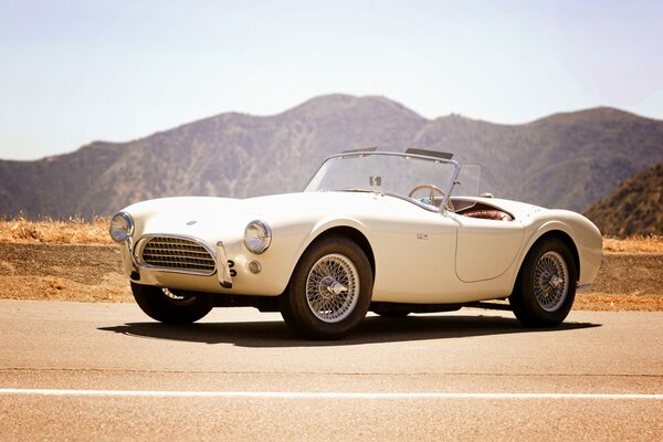 Shelby 1963 on the mountain road