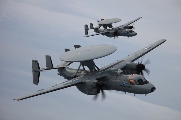 Aviones northrop grumman en misión