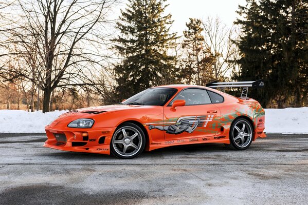 Toyota 2001 Supra Fast and Furious postcombustion