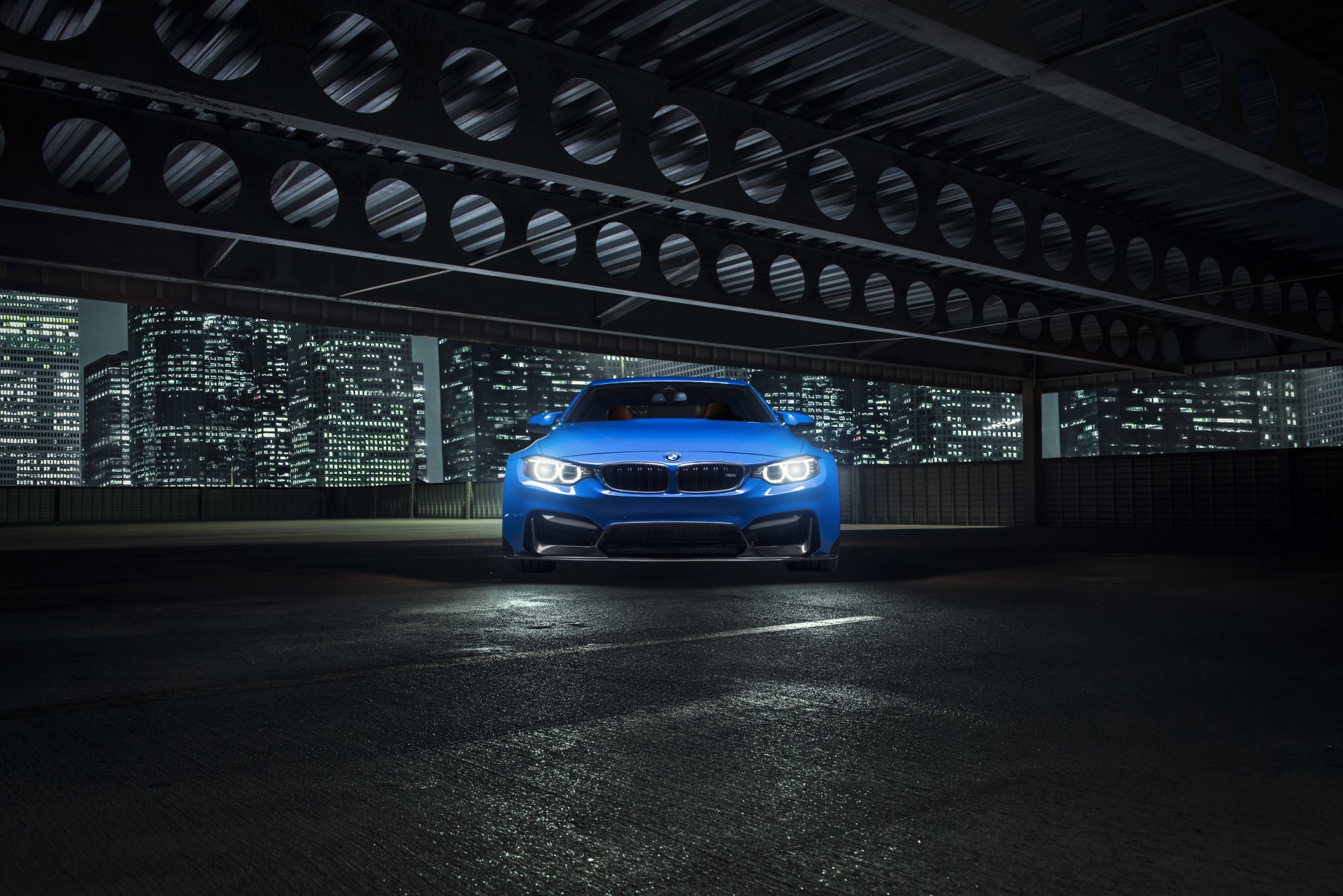 bmw gtrs4 vorsteiner widebody photoshoot blue nigth city front