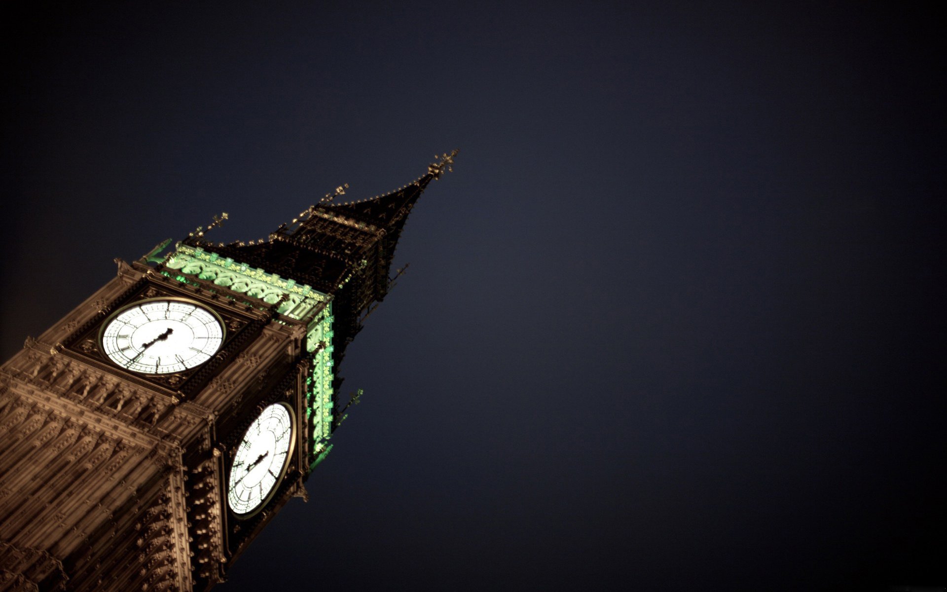 londres big ben inglaterra gran bretaña reloj noche ciudades cielo nocturno luces de la ciudad