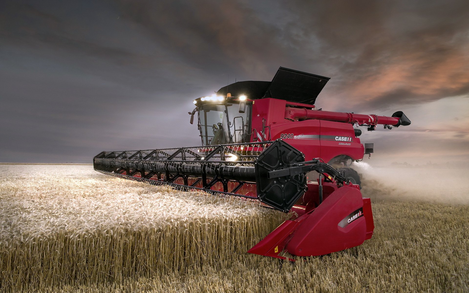 case ih axial flow 9240 cosechadora campo