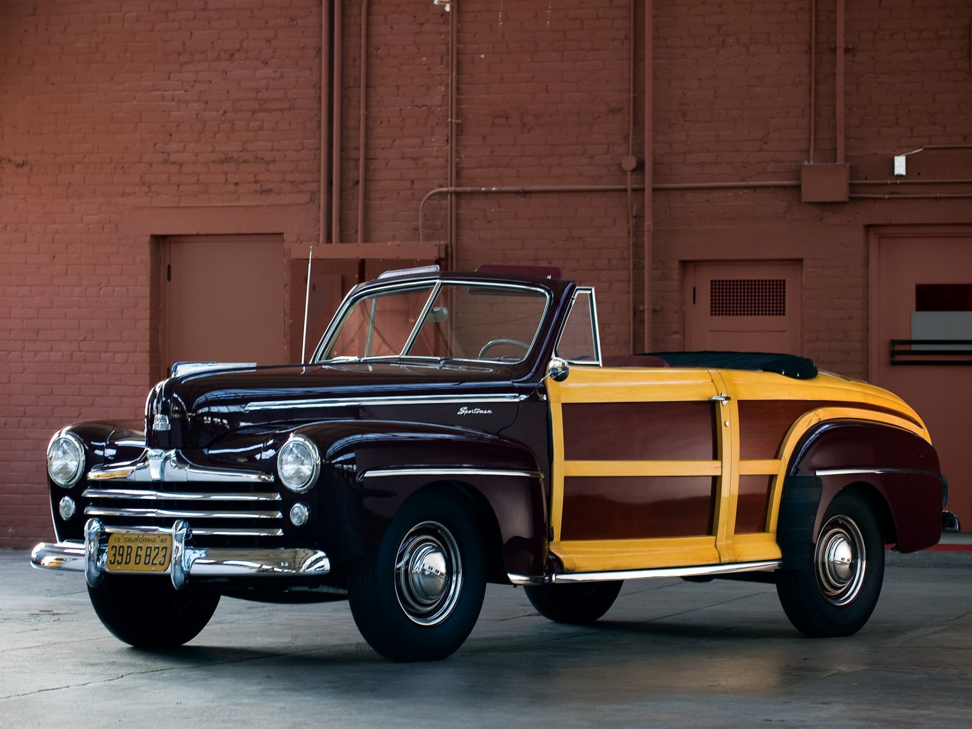 car 1948 ford super deluxe sportsman convertible classic