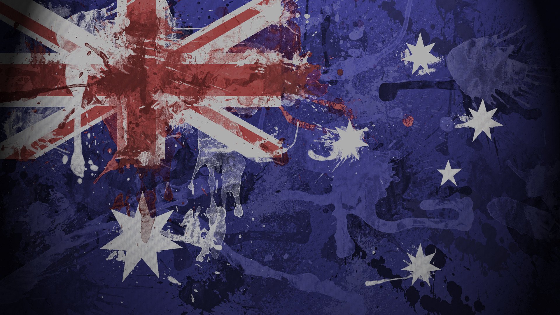 textur australien flagge farbe spritzer flaggen