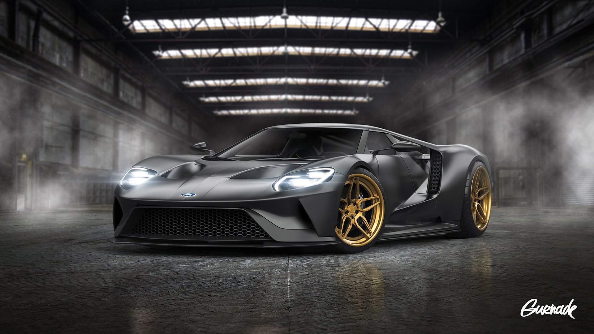 ford gt wheels gray color tuning by gurnade