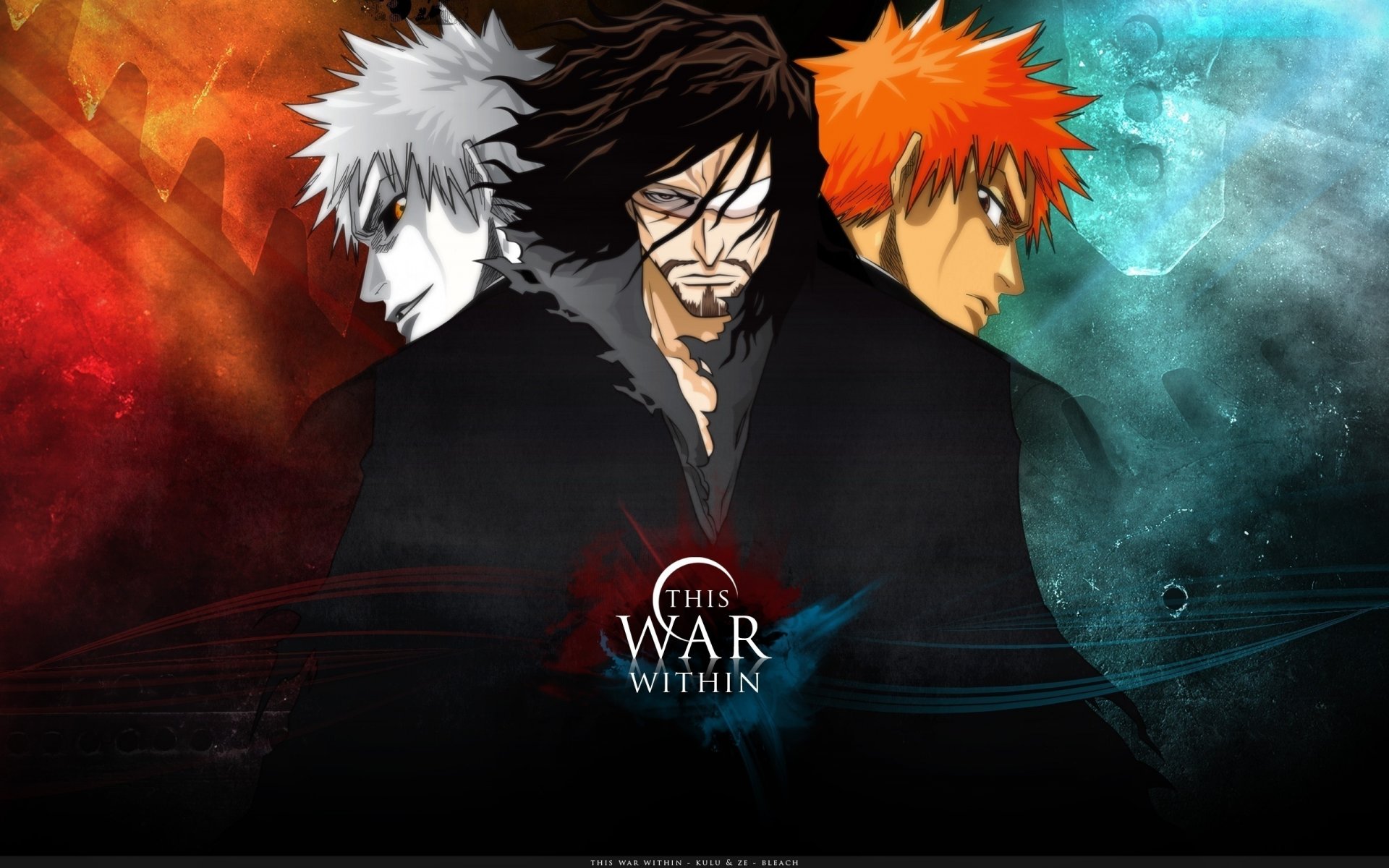 anime zangetsu rtio-a bleach vacío ichigo bleach dibujos hombres-a