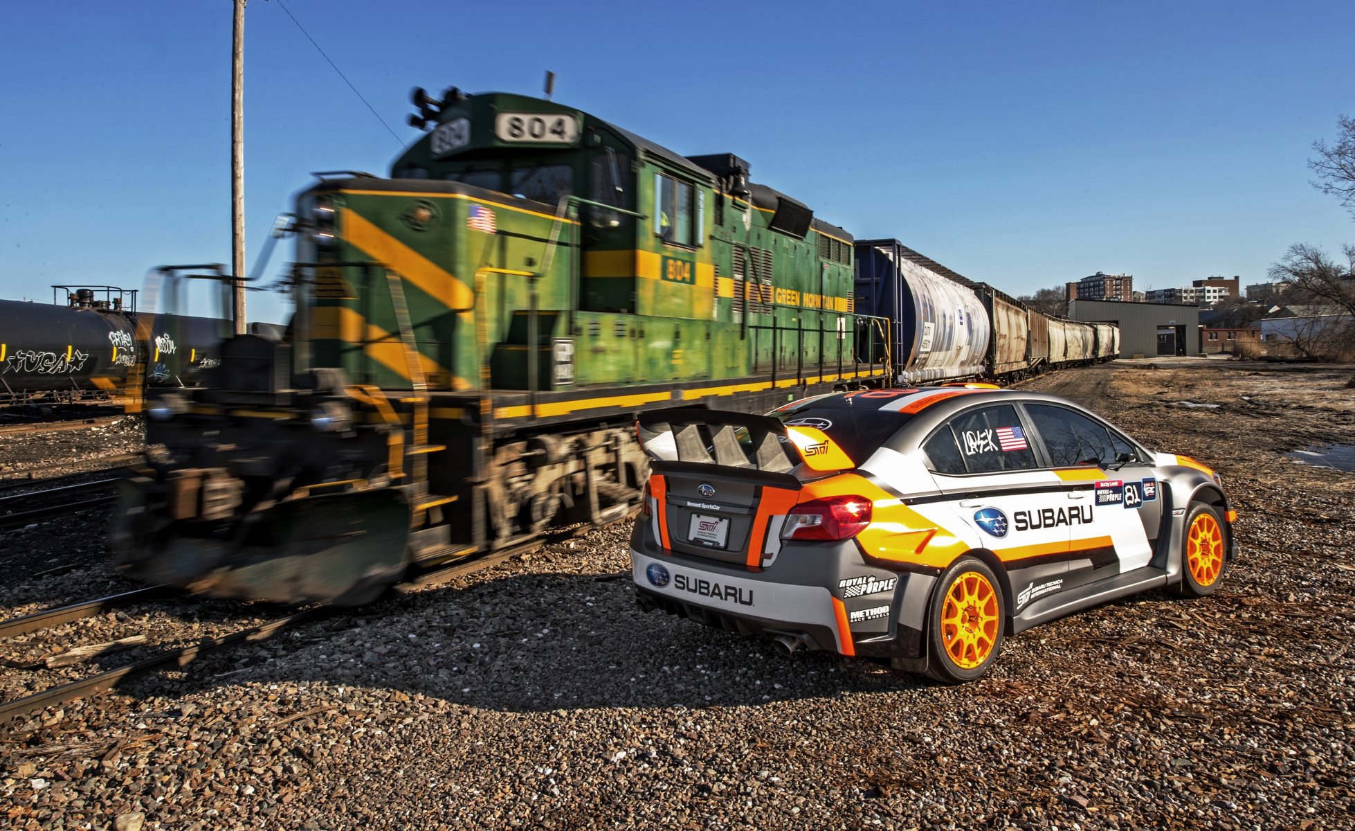 2015 subaru wrx sti rallycross subaru train chemin de fer