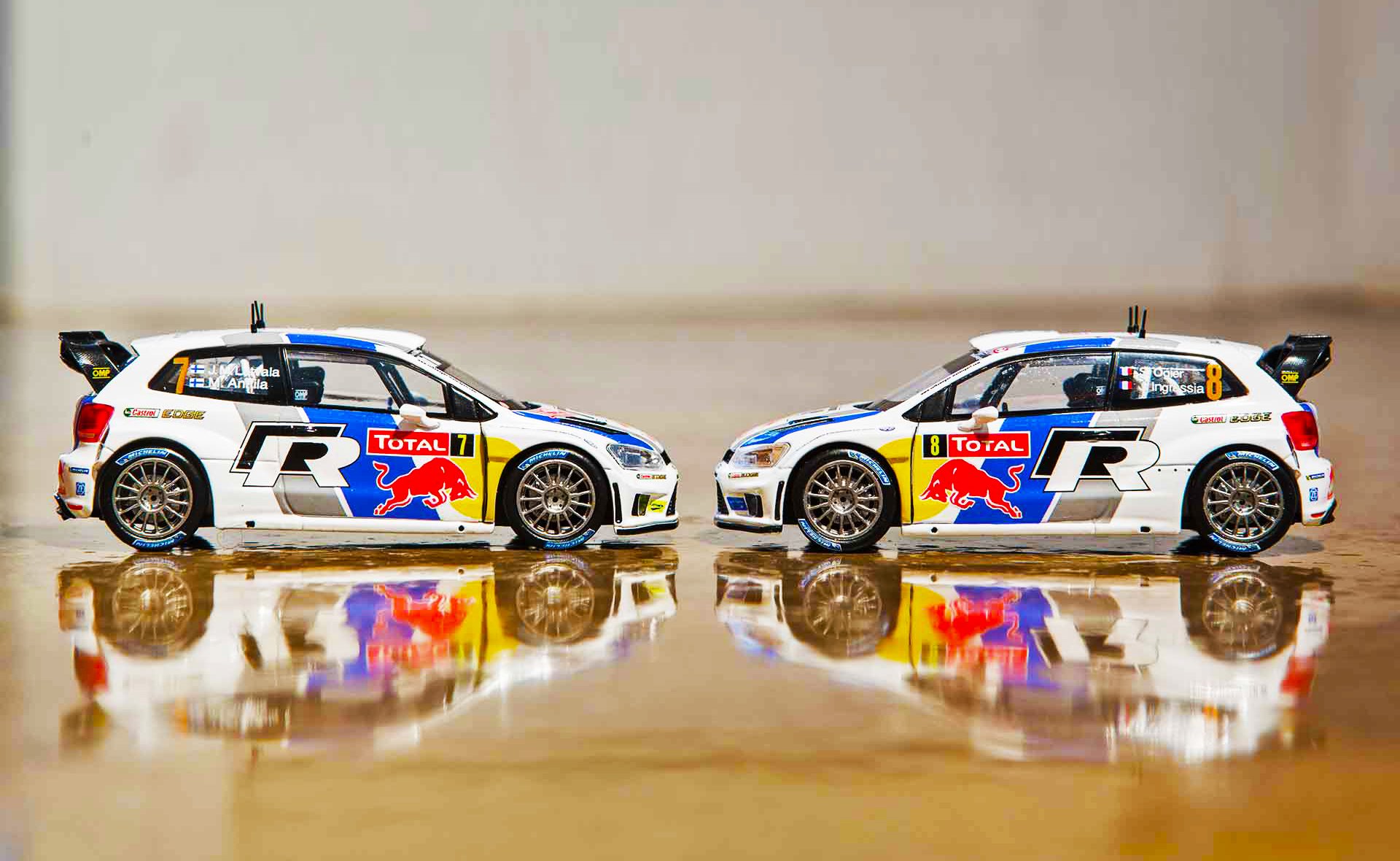 volkswagen polo wrc rally car white speed sebastien ogier jari-matti latvala model