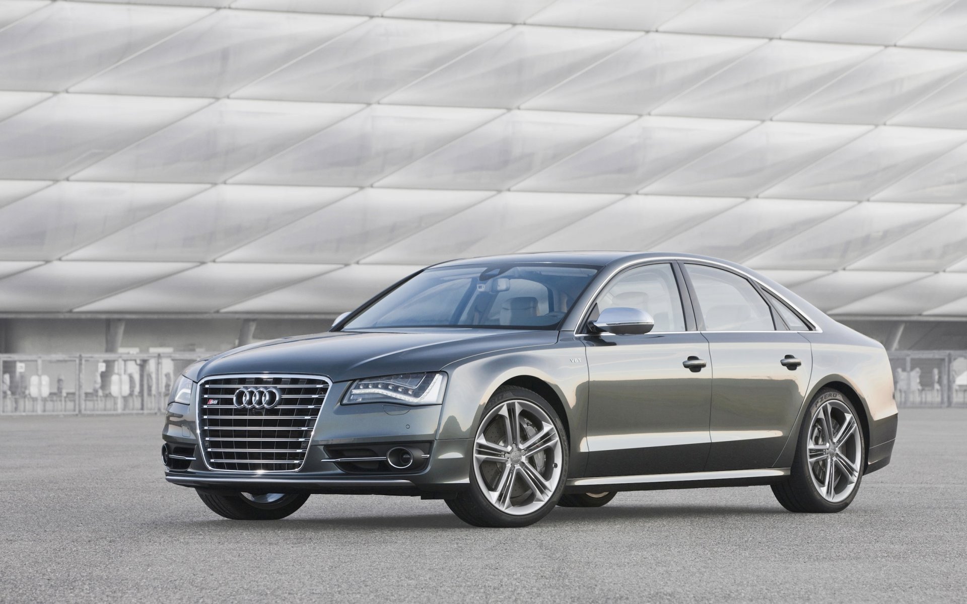 audi s8 audi silver auto logo wheels sedan