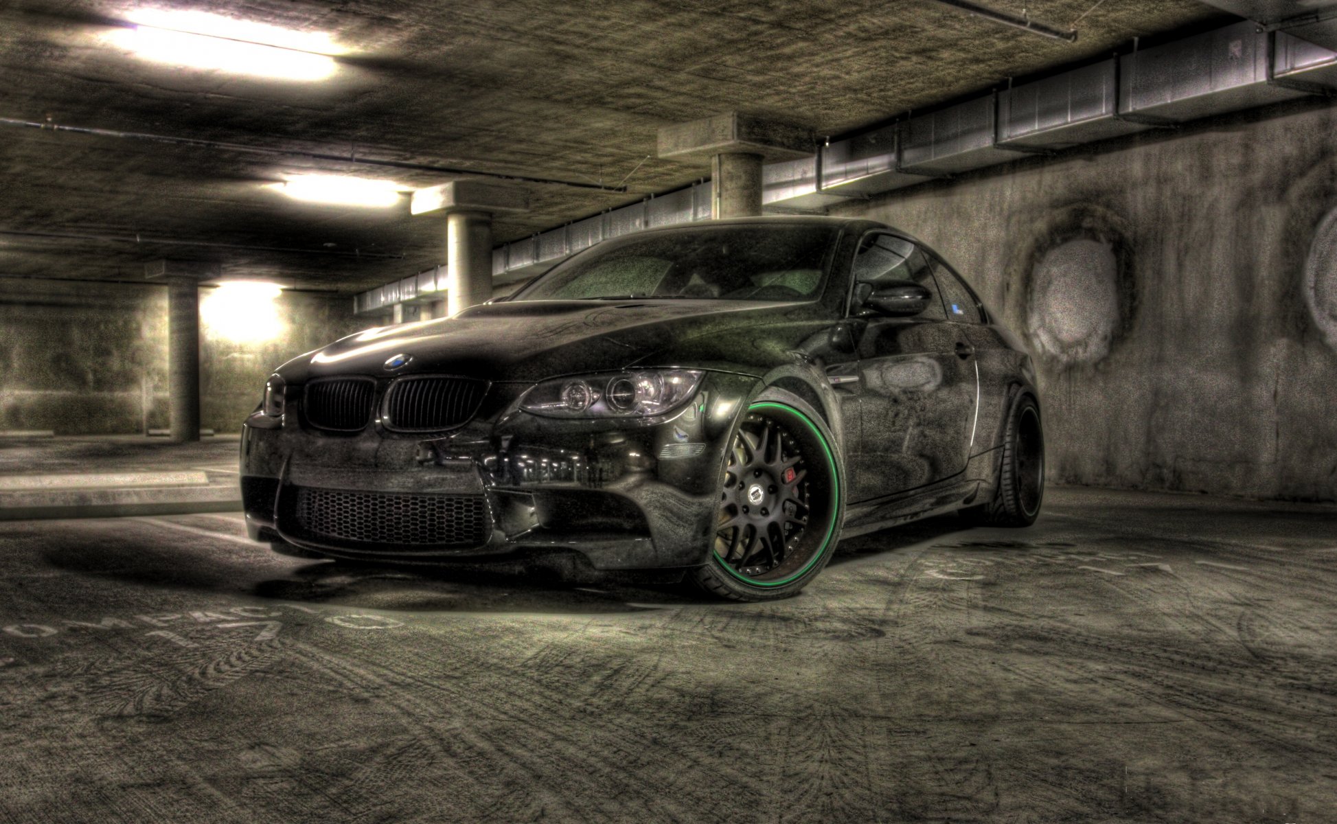 bmw m3 e92 black bmw rims parking