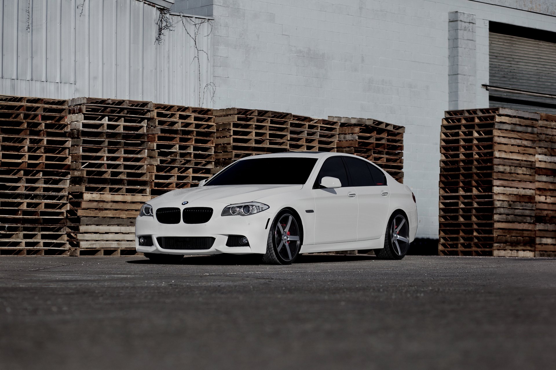 bmw f10 5er räder vossen weiß