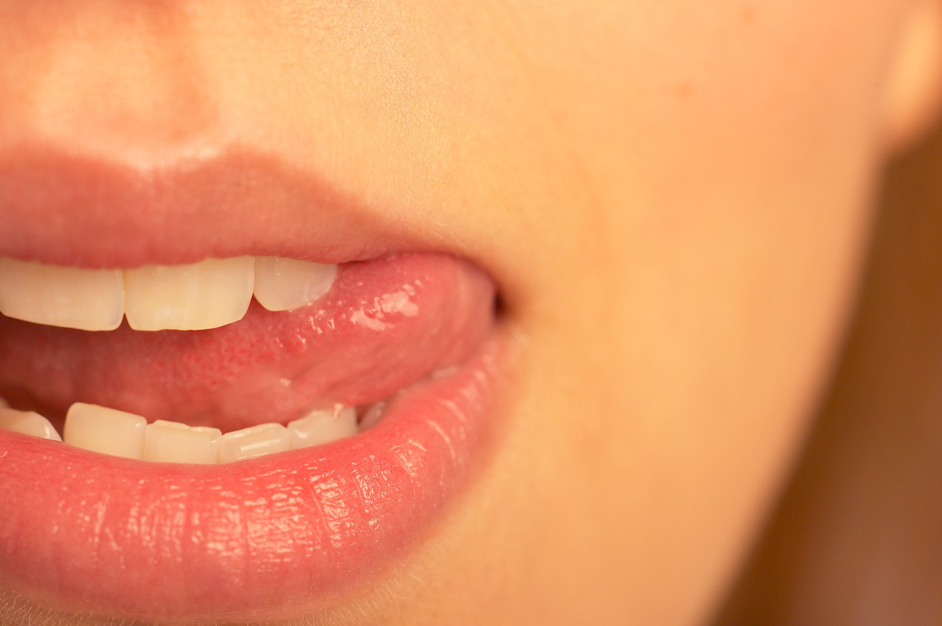 macro lenguas labios dientes chicas