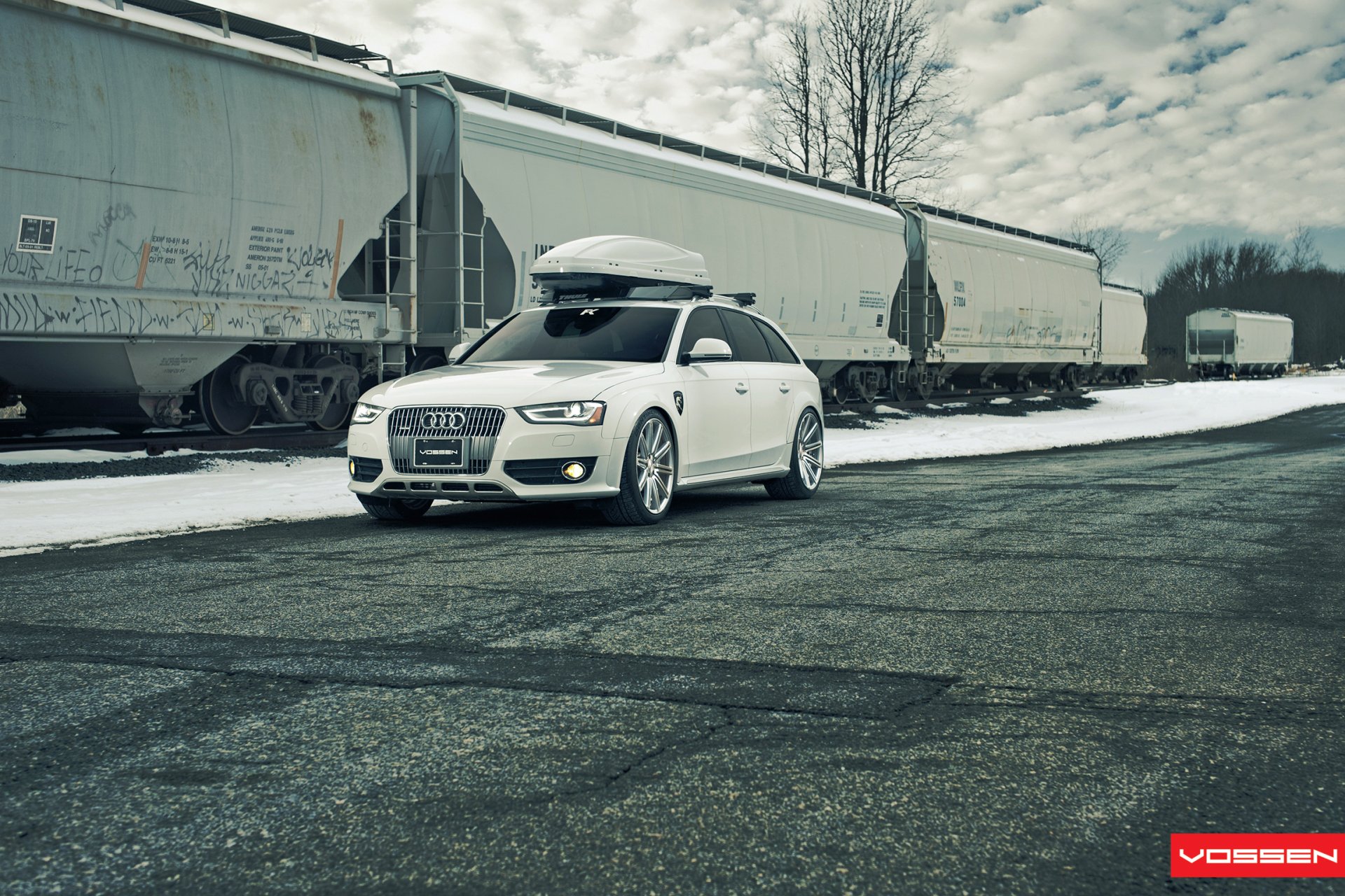 audi vossen ruote auto auto di fronte carri