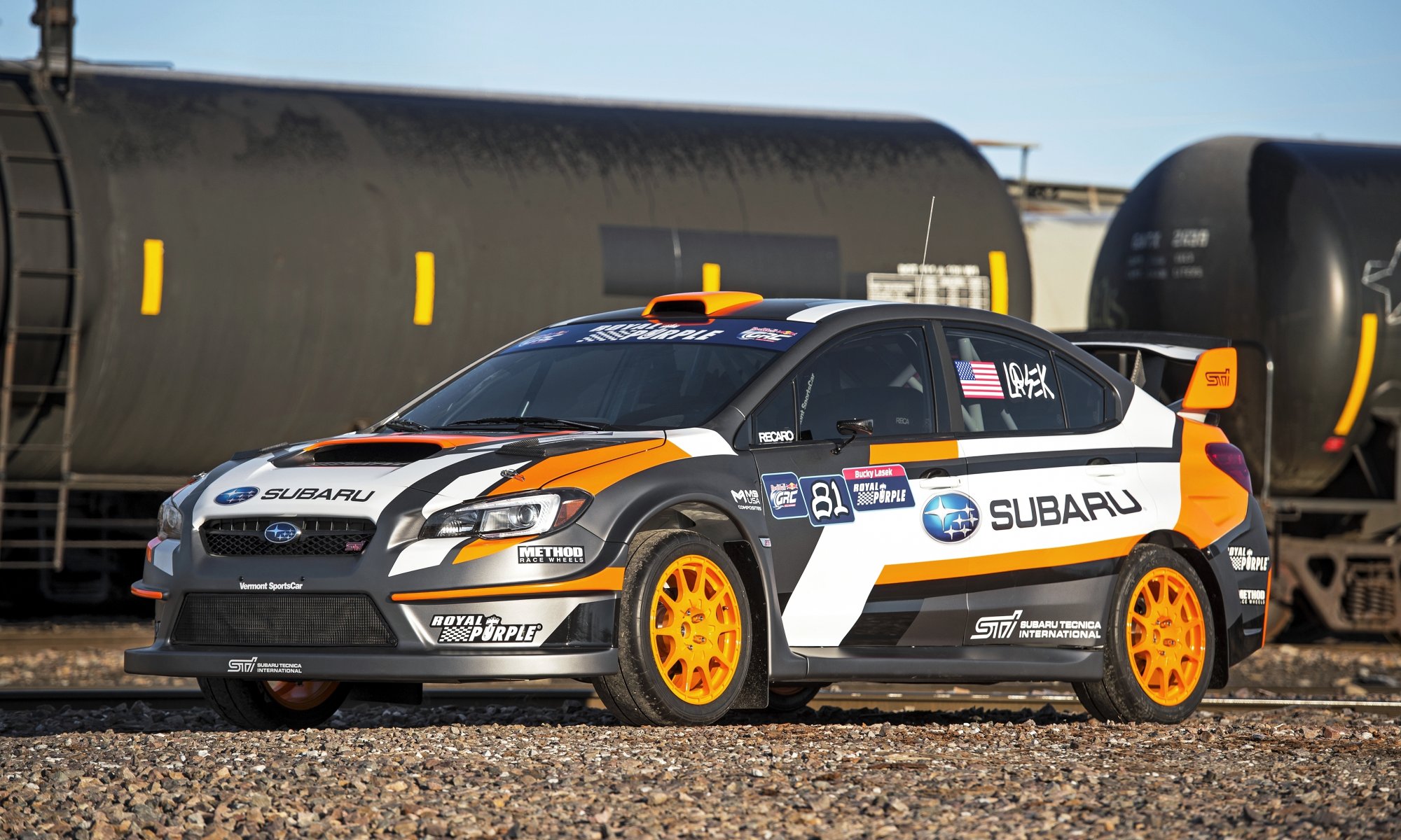 2015 г. subaru wrx сти rallycross субару