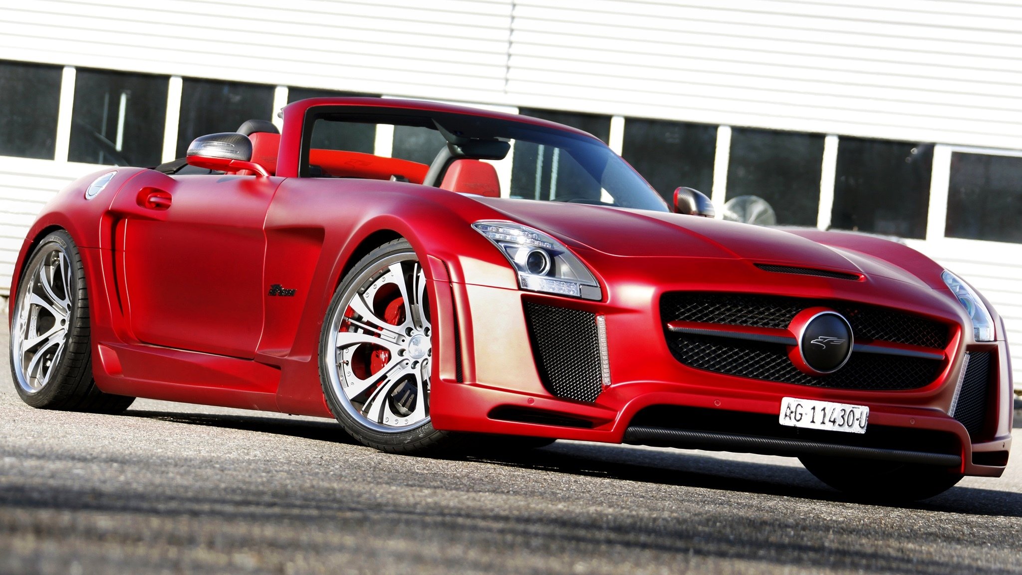 2013 fab design mercedes-benz sls 63 amg roadster jetstream r197 mercedes amg rojo