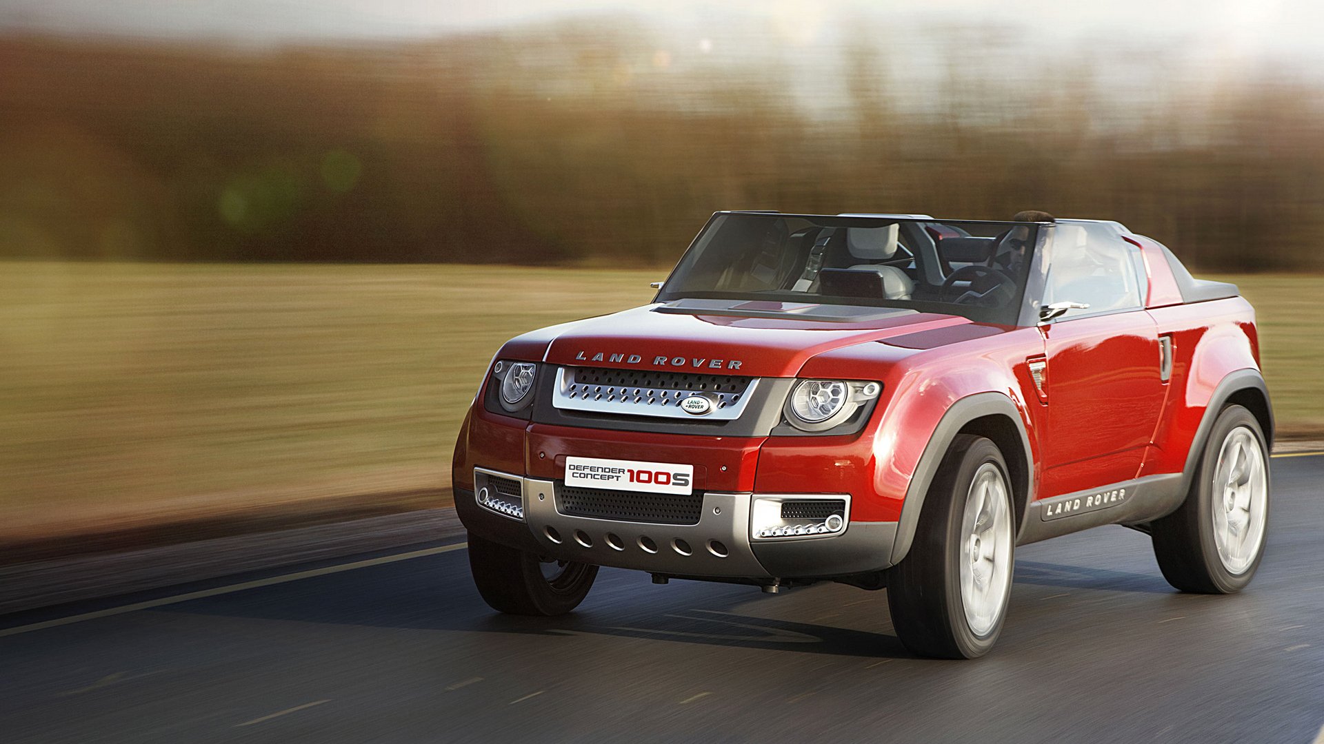 land rover sport strada asfalto velocità