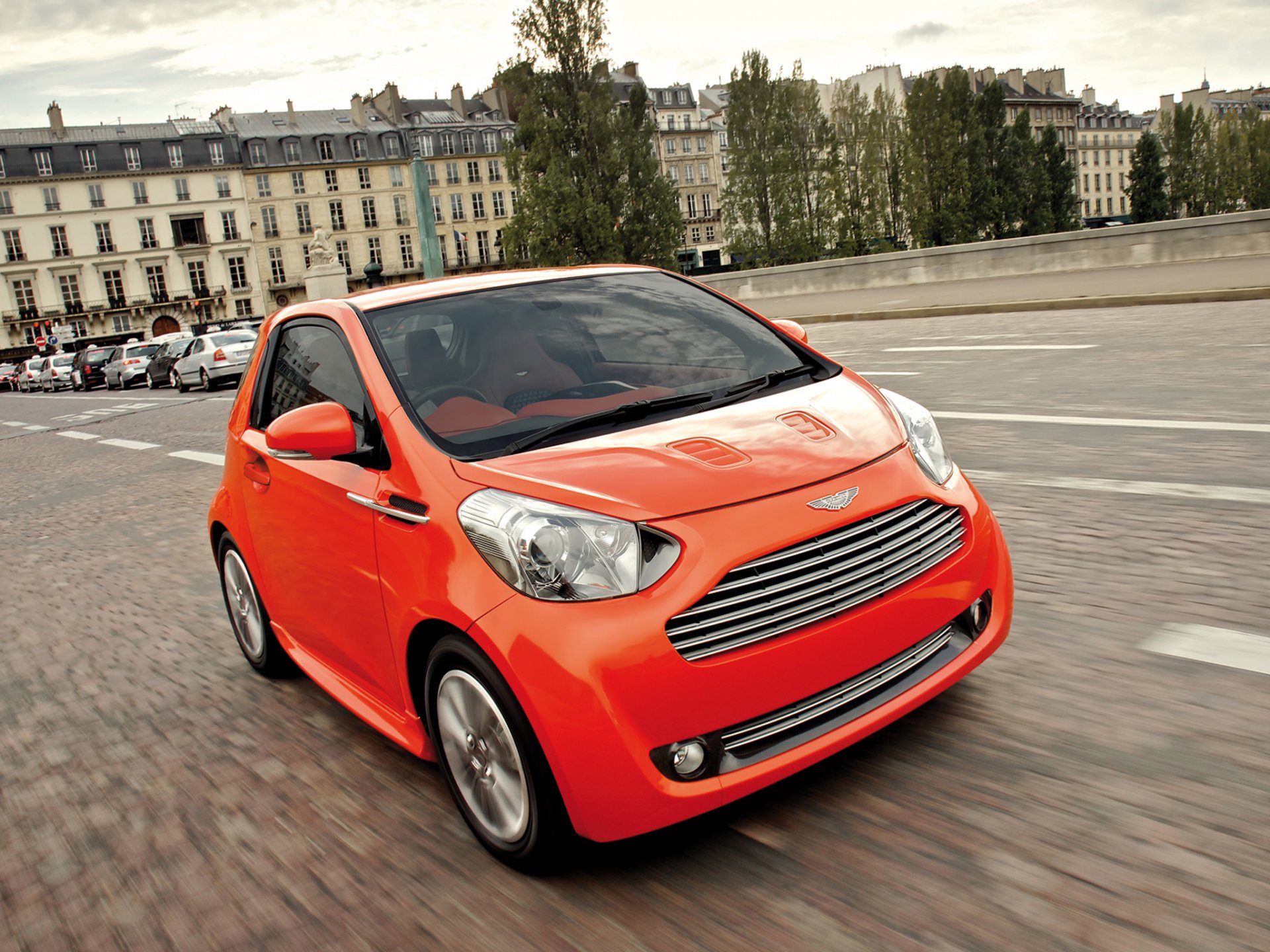 aston martin cygnet auto aston martin orange