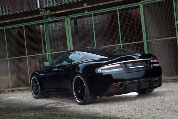 Aston Martin, rear view