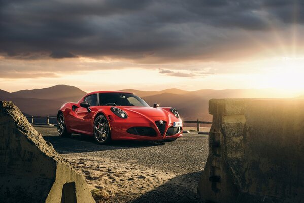 Alfa Romeo car front view