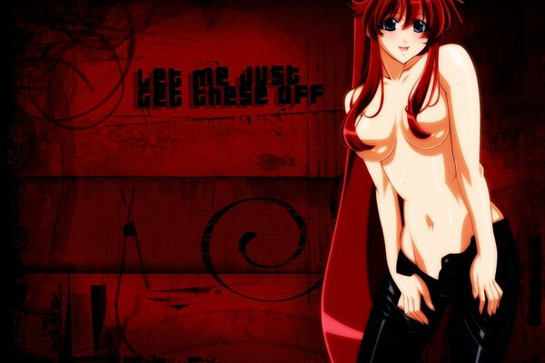 Anime Vandred, the girl with red hair