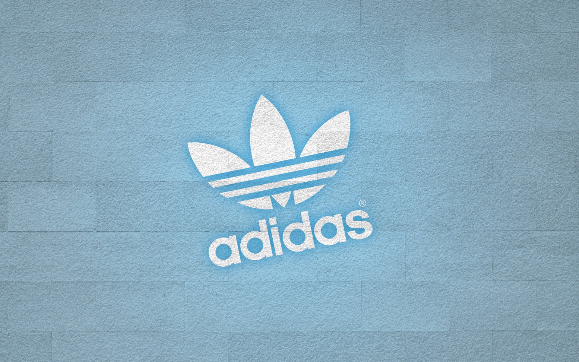 logo adidas parete iscrizione sfondo logo adidas emblemi