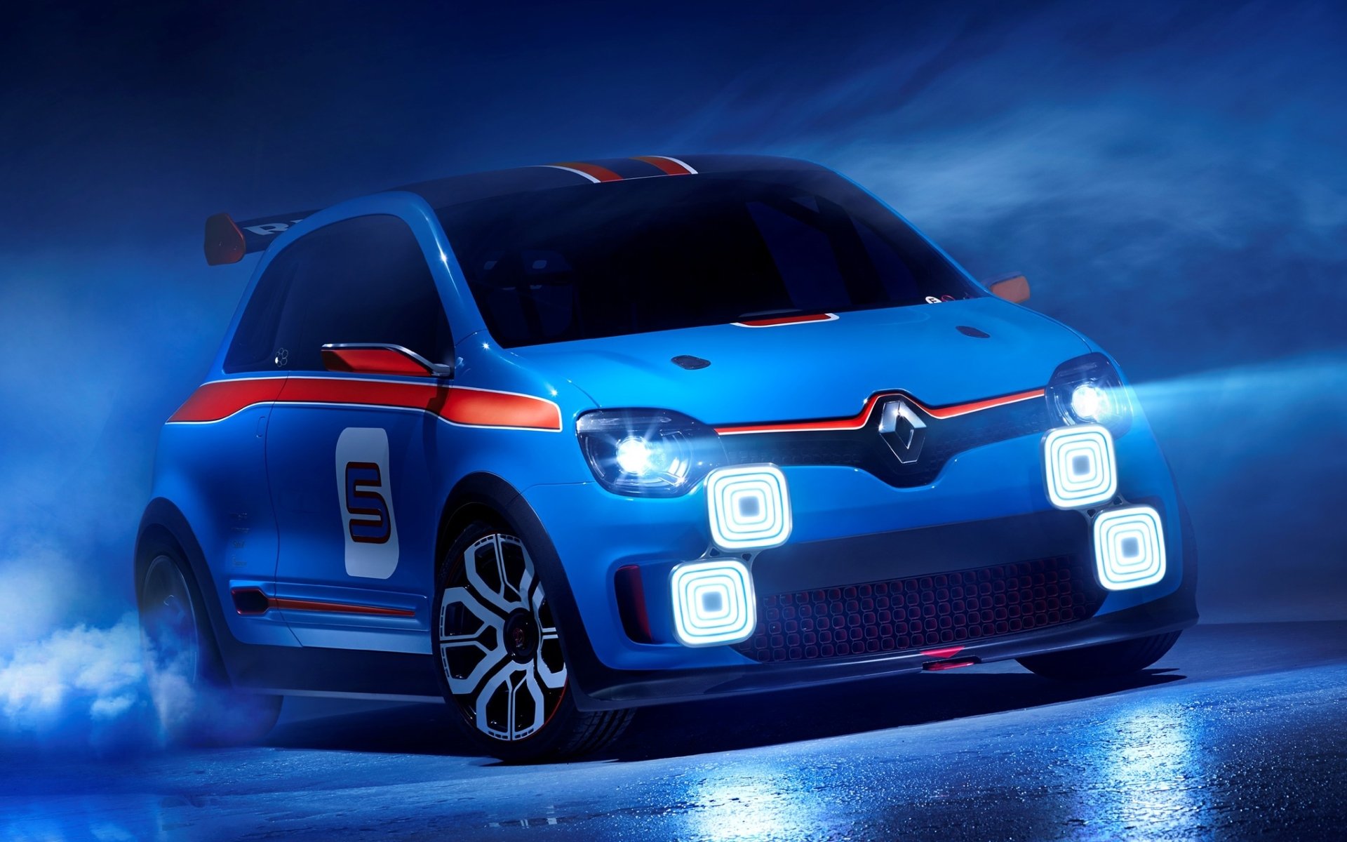 renault twin run concept renault concept przód półmrok