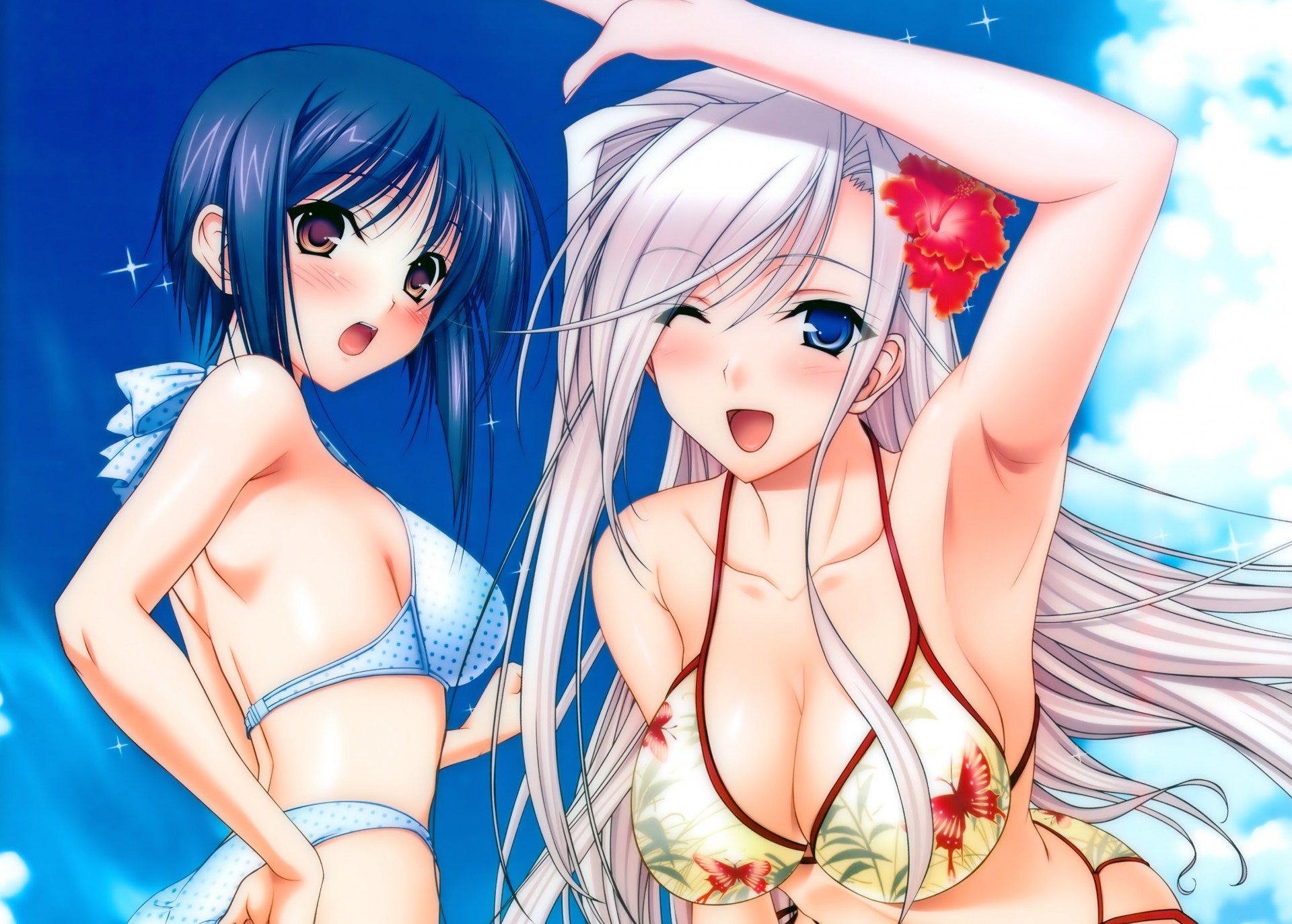 principessa amante komori kei fujikura yuu charlotte hazelrink bikini seno mare le