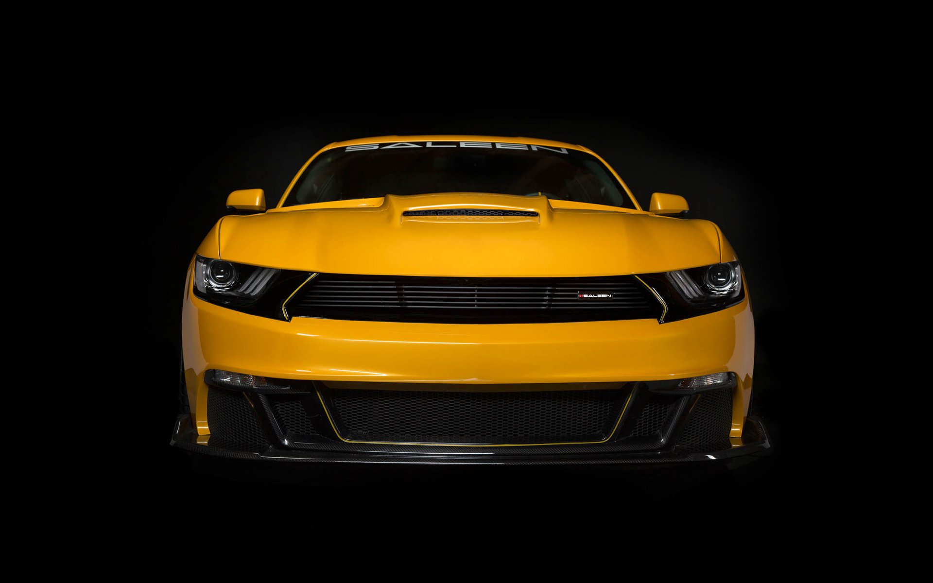 2015 saleen s302 black label museau pare-chocs phares