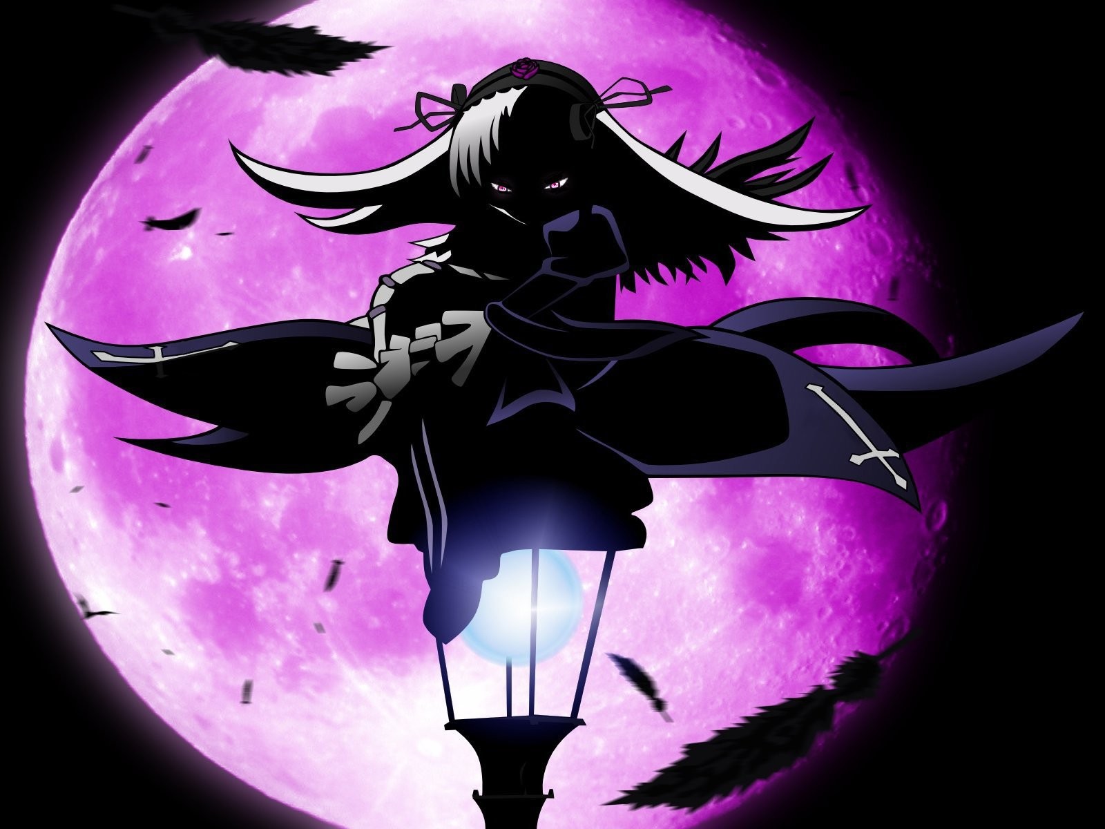 night light moon rozen maiden feather