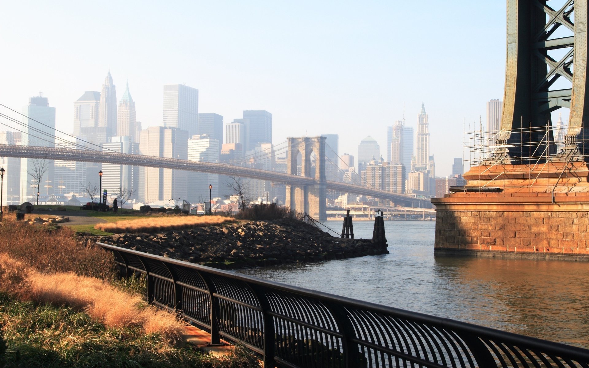 the city usa bridges photo home city skyscraper