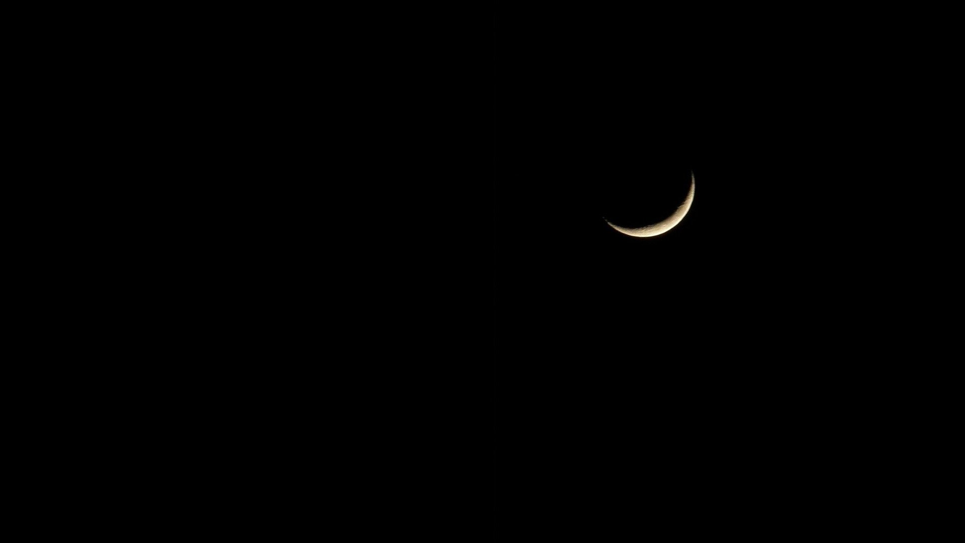 sfondo nero minimalismo arte notte cielo mese luna semplicità contrasto bianco stile sfondo scuro