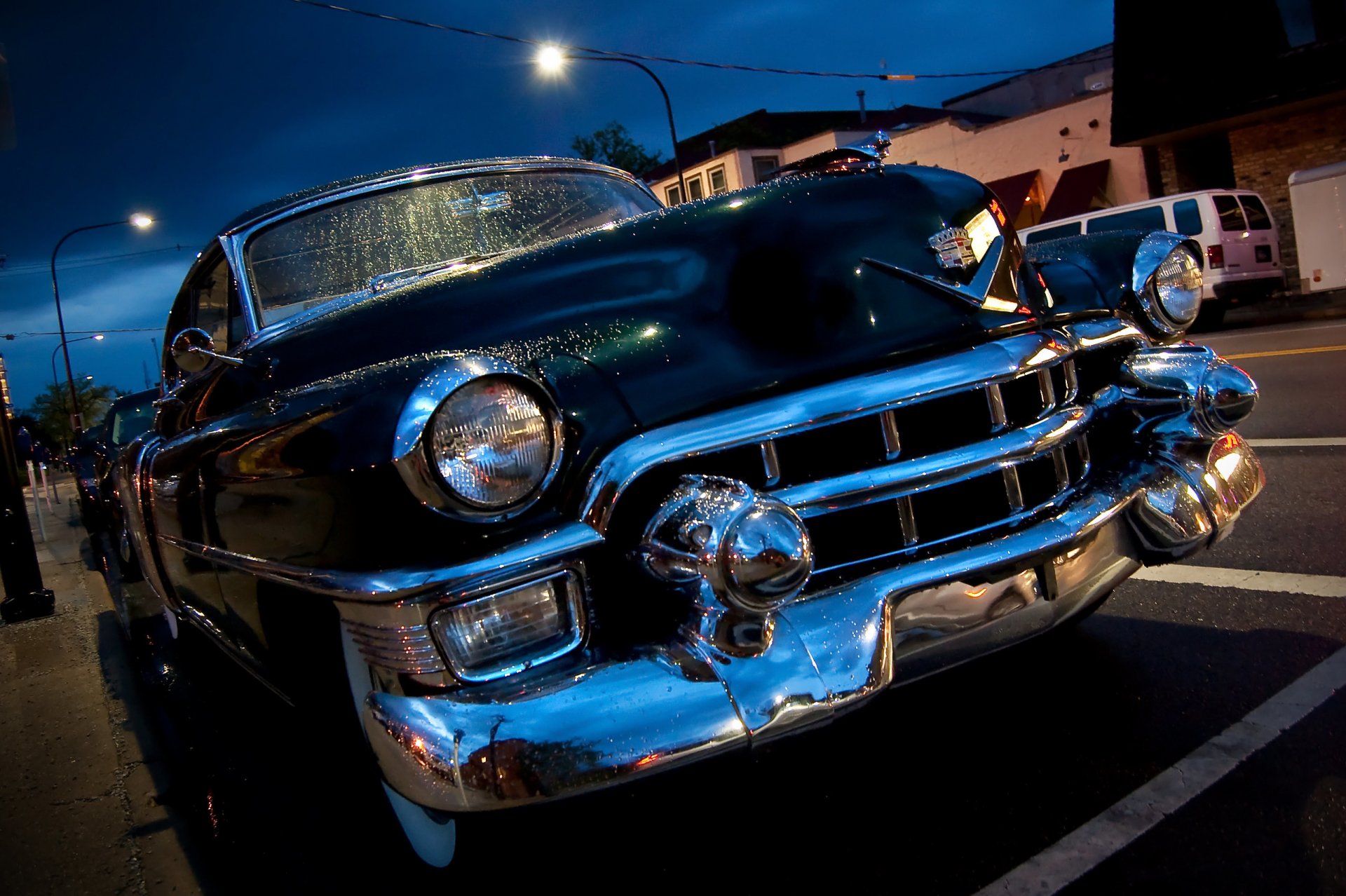 cadillac cadillac 1953 sedán delantero clásico gotas