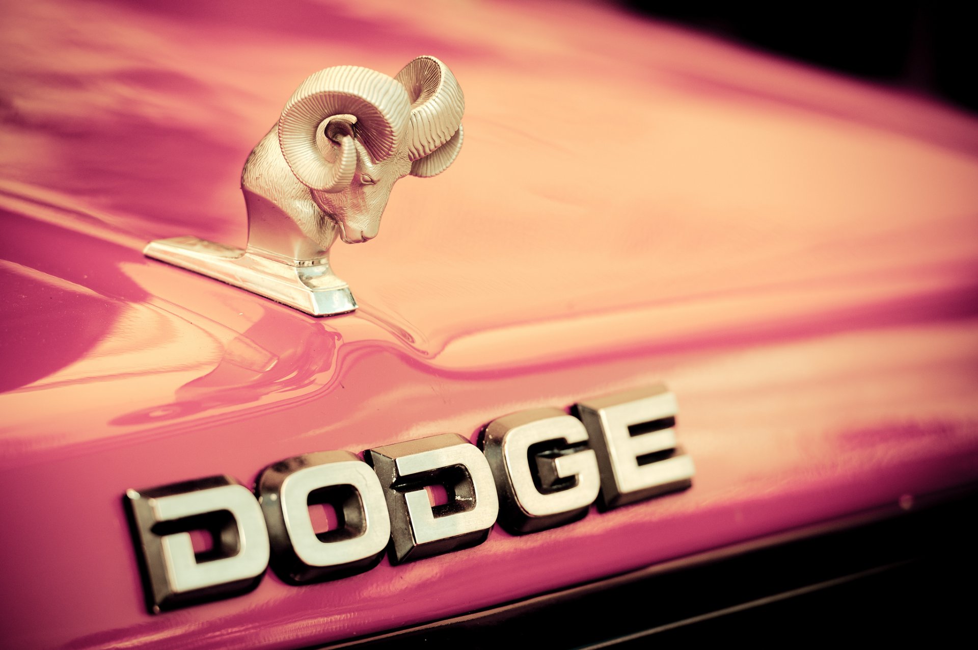 dodge capot emblème logo