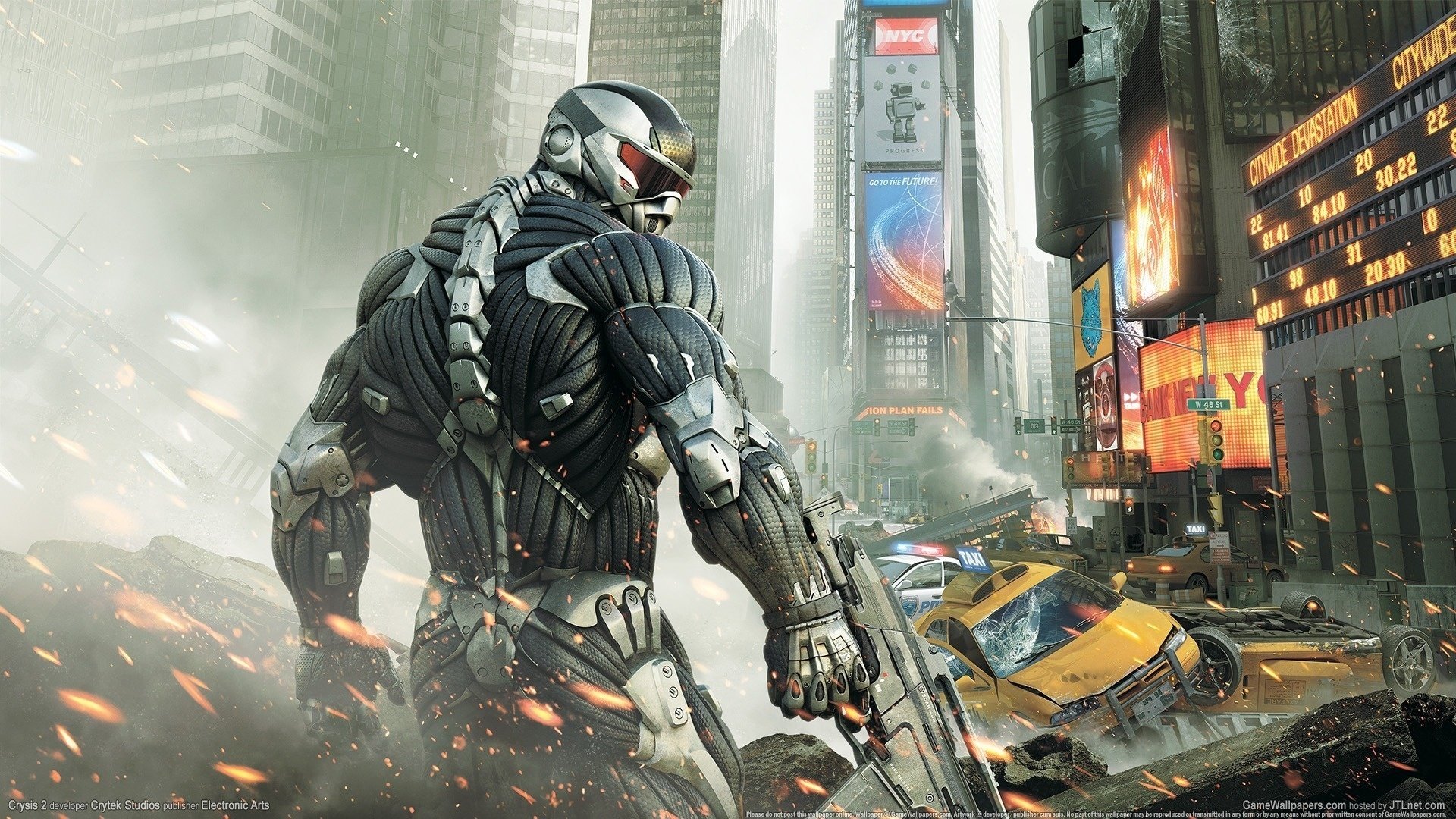 город crytek crysis 2 кризис рисунки аниме города-а