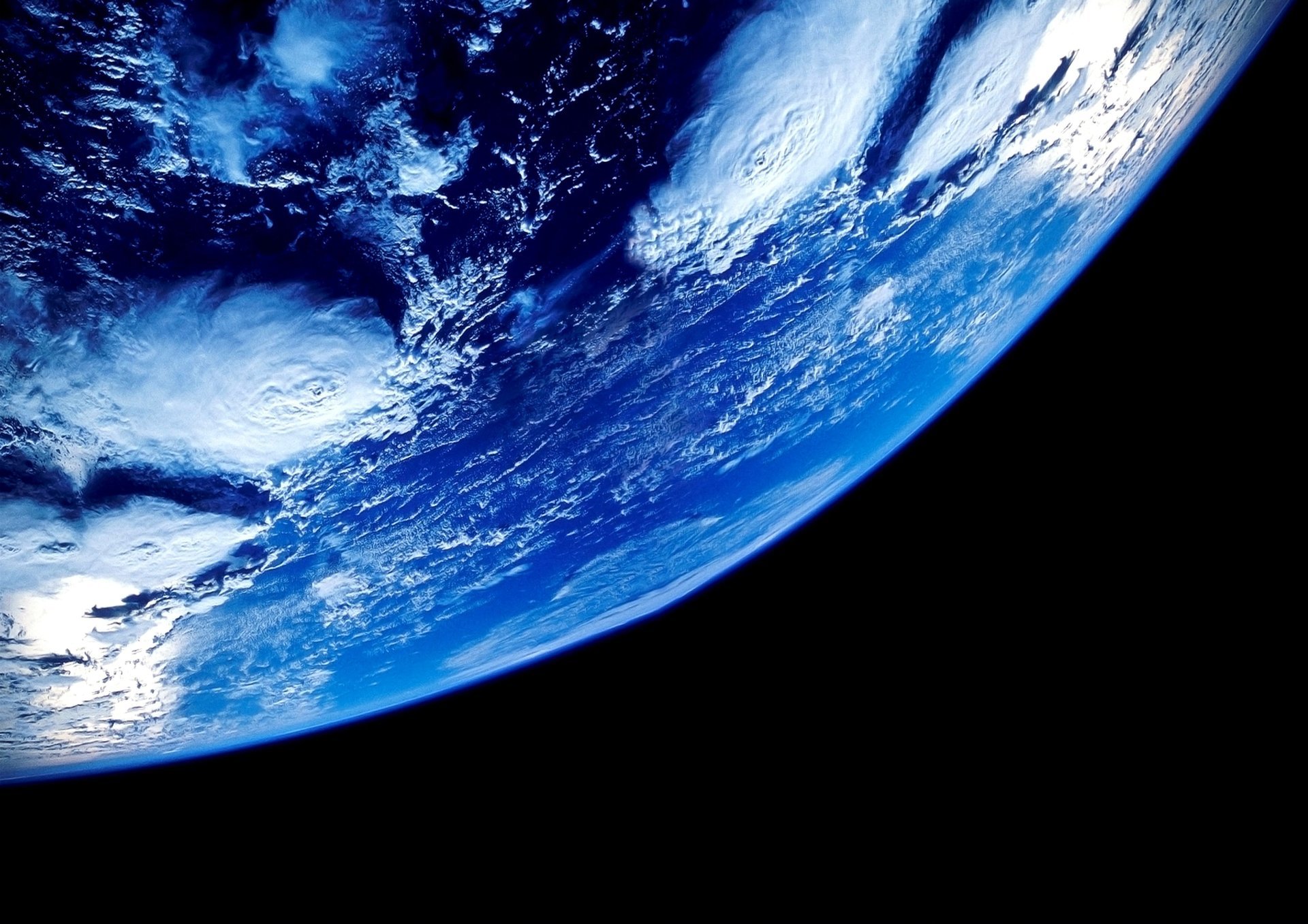 our planet spazio oceani earth orbita pianeta terra blue black