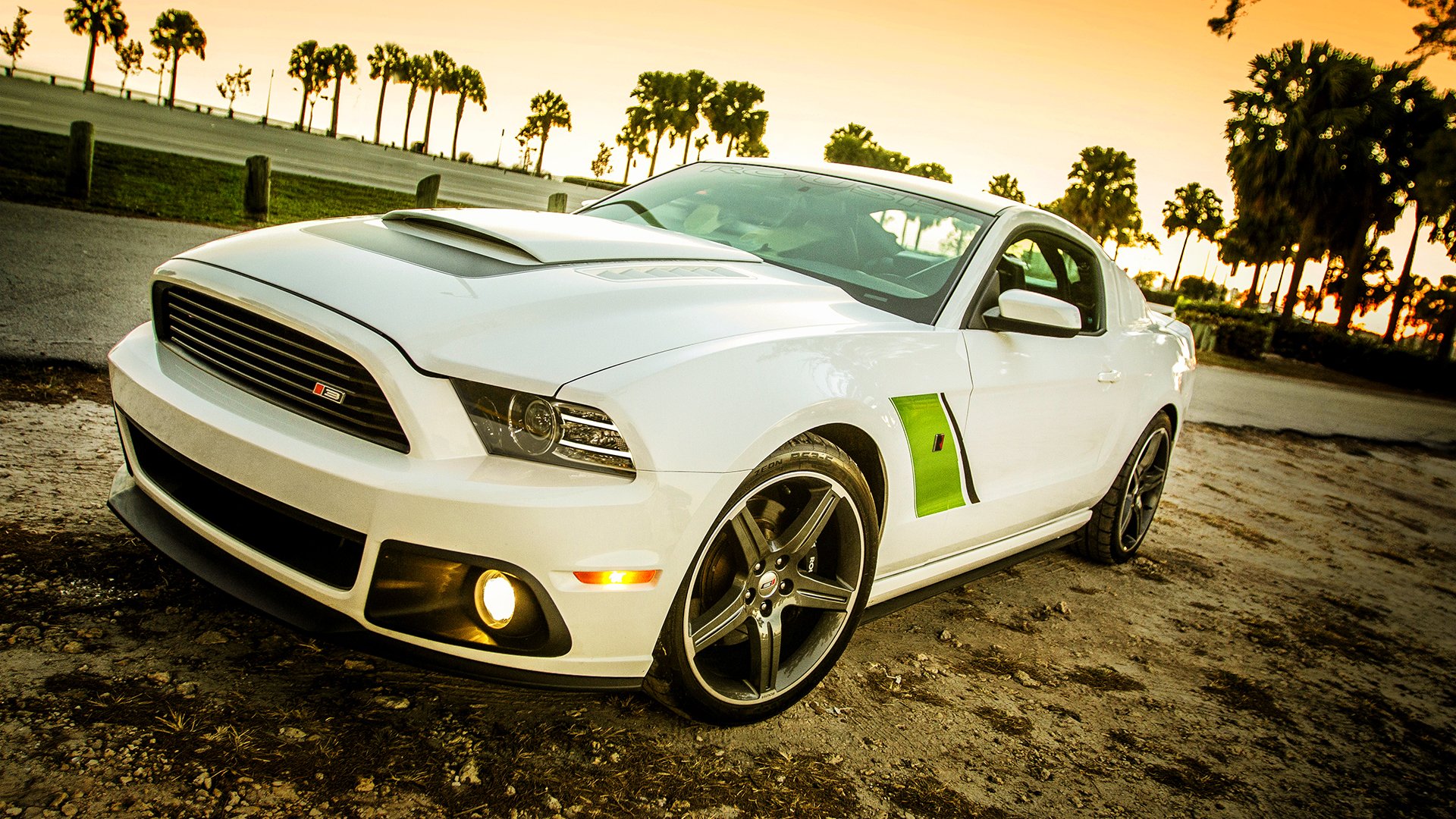 2009 roush stage 3 ford mustang beach