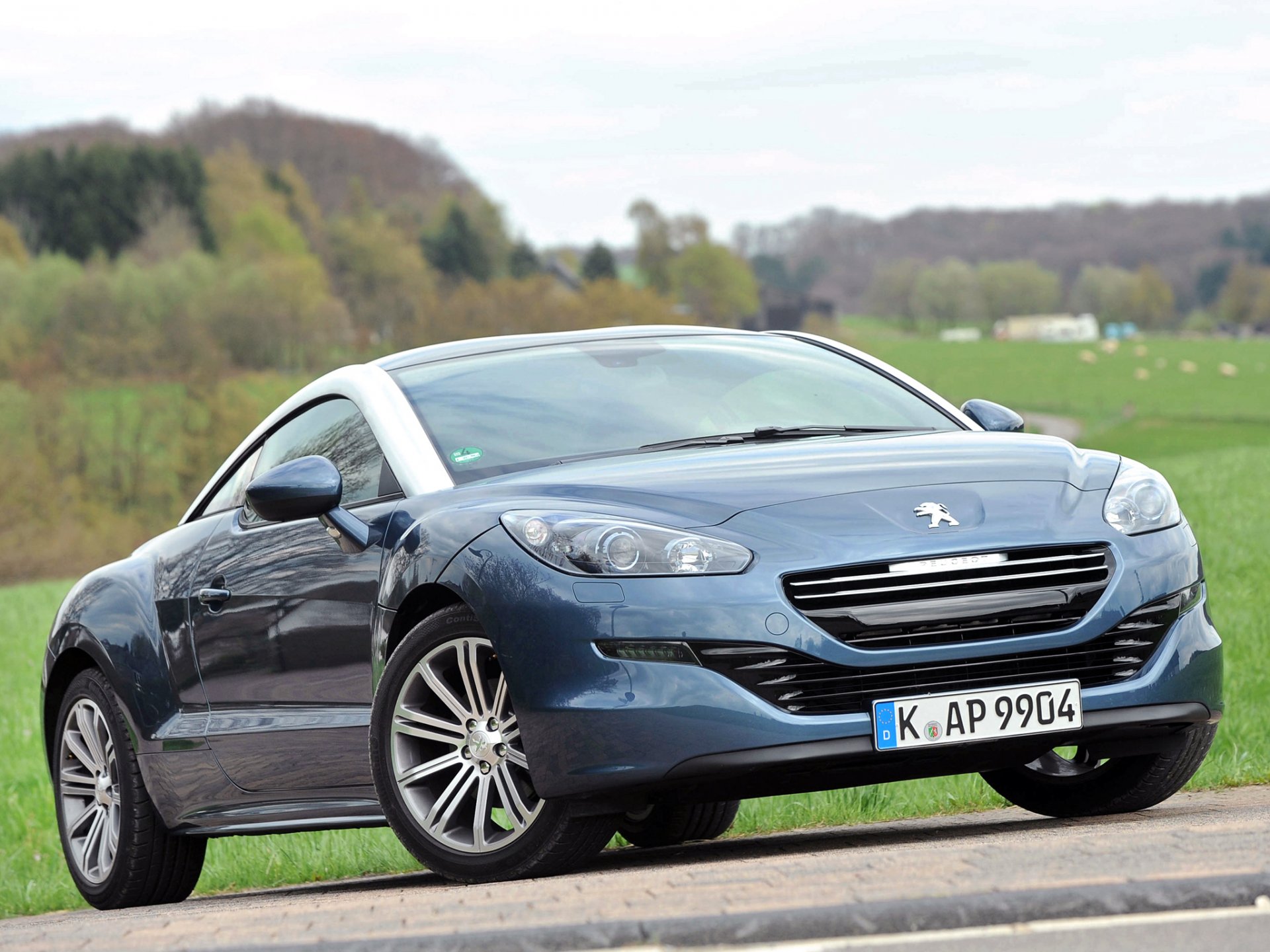 peugeot rcz coche frente faros peugeot