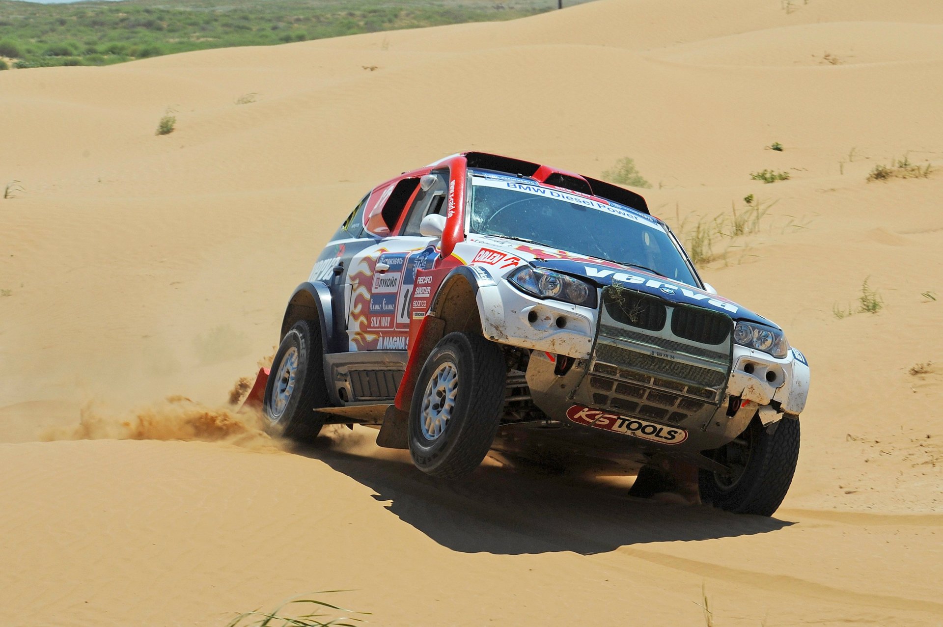 bmw x frente dakar rally arena carrera deporte faros bmw