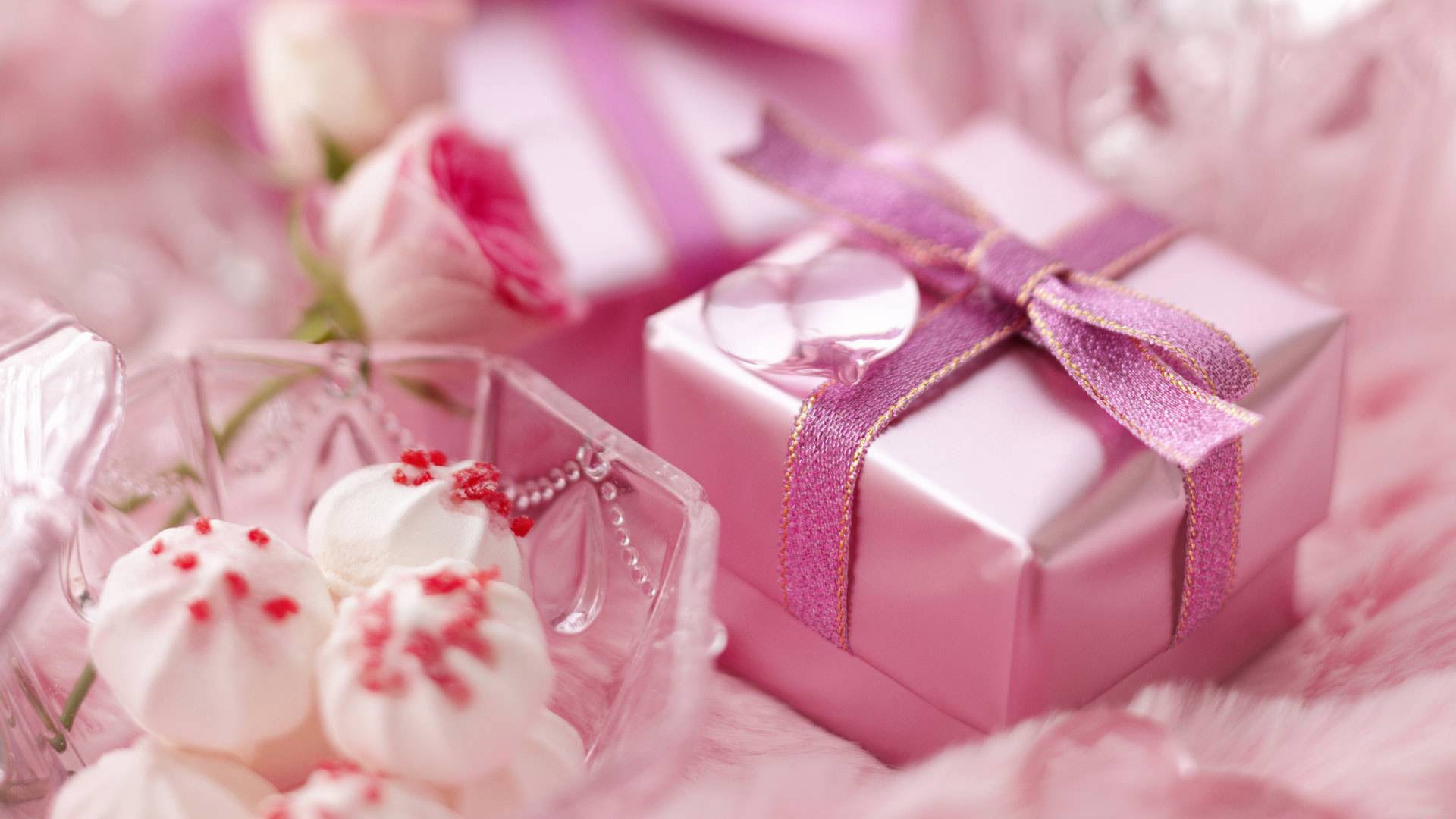 geschenke rosa box rosa licht schön sanft band freude kuchen zärtlichkeit geschenk