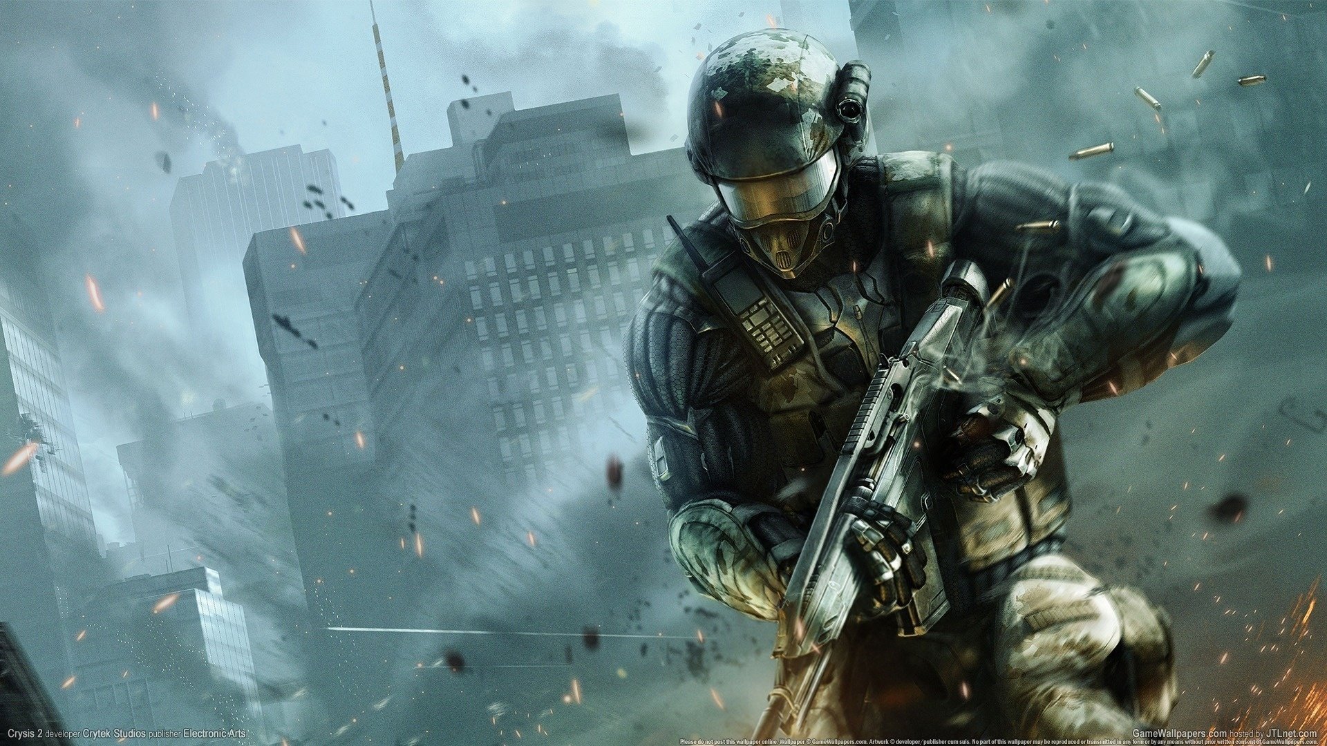 crysis 2 ville crise combattant arme crytek batailles dessins anime hommes-a